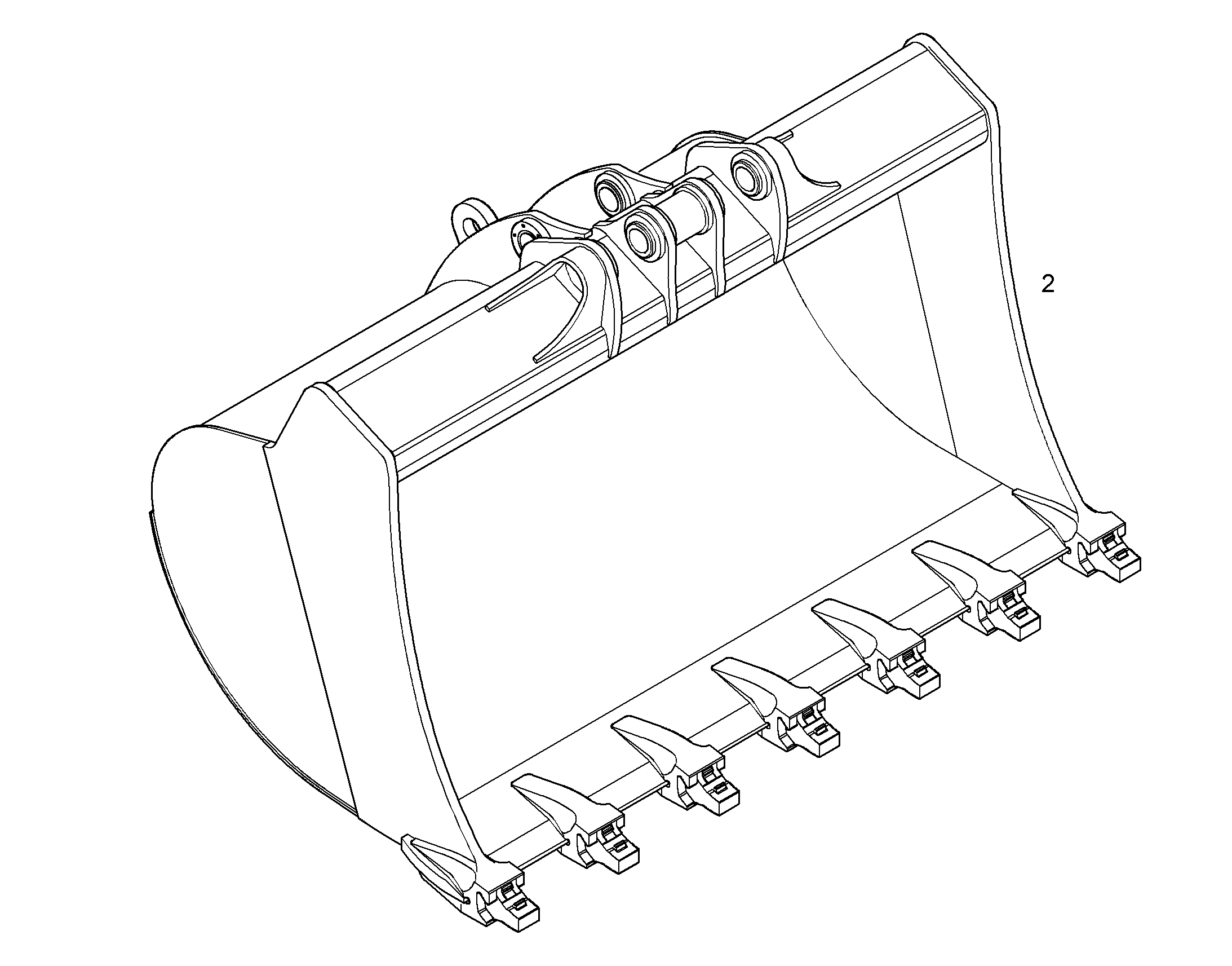 ЛОПАТА ОБРАТНАЯ 9367417 LIEBHERR