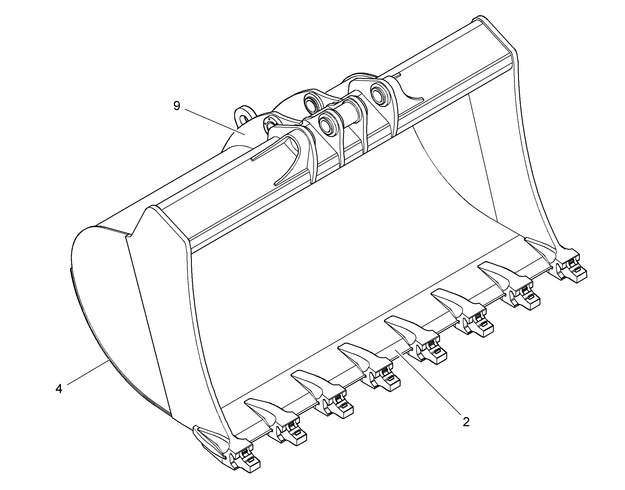 ЗАБРАЛО КОВША 9016886 LIEBHERR