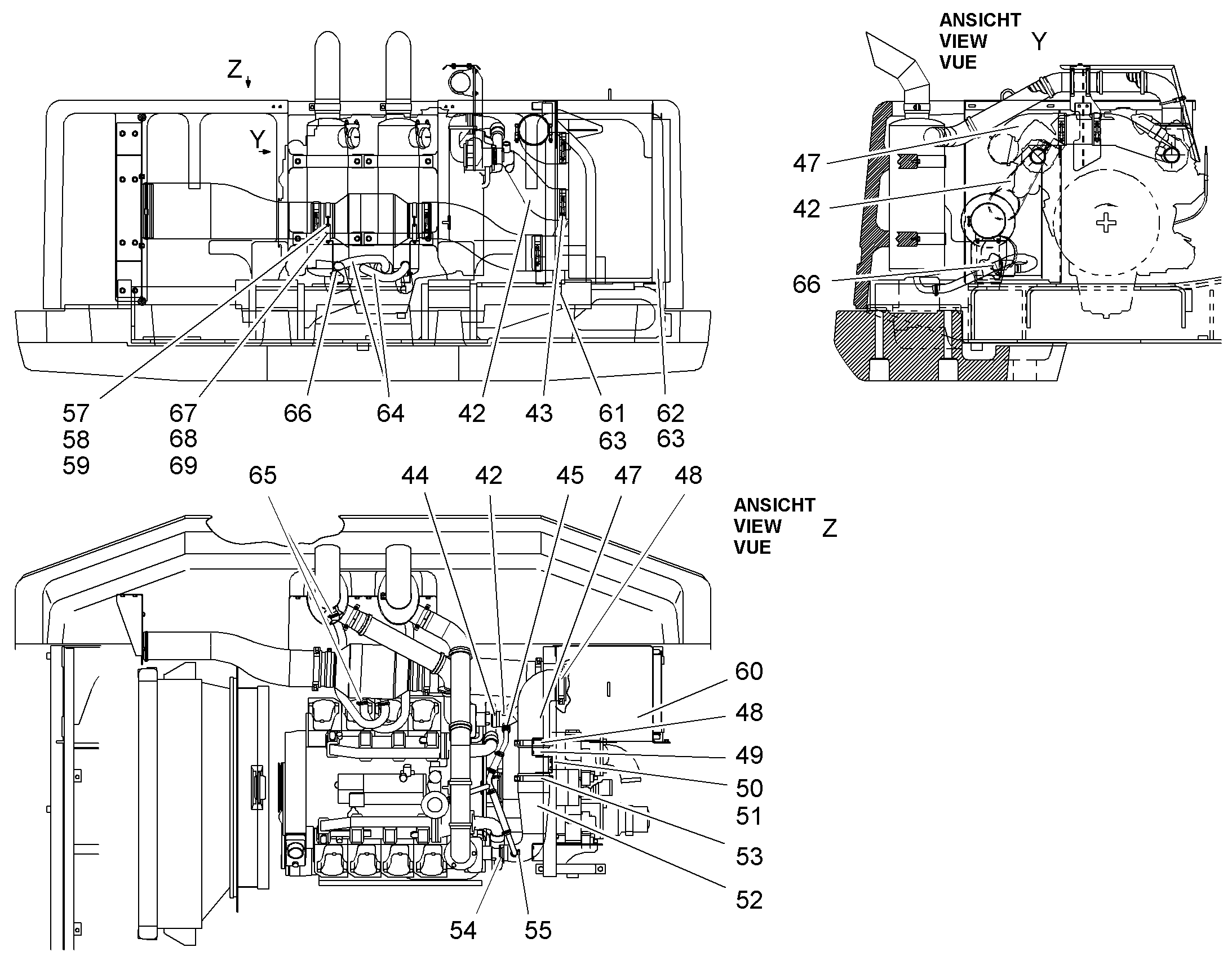 ШЛАНГ РЕЗИНОВЫЙ 38X900 5610238 LIEBHERR