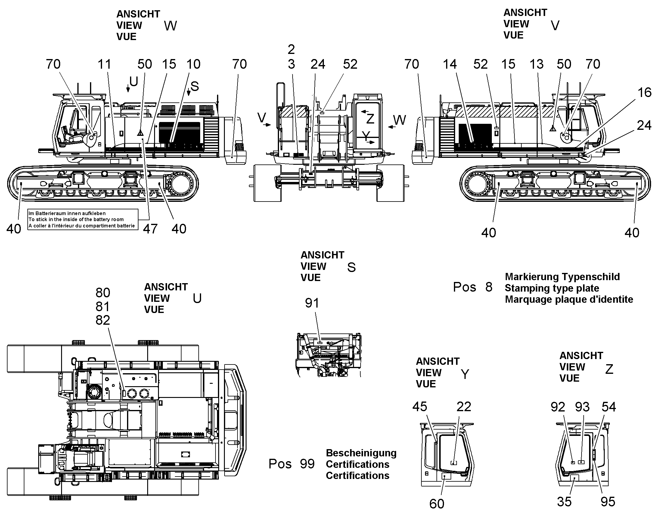 НАКЛЕЙКА 1110mmX260mm 10060129 LIEBHERR