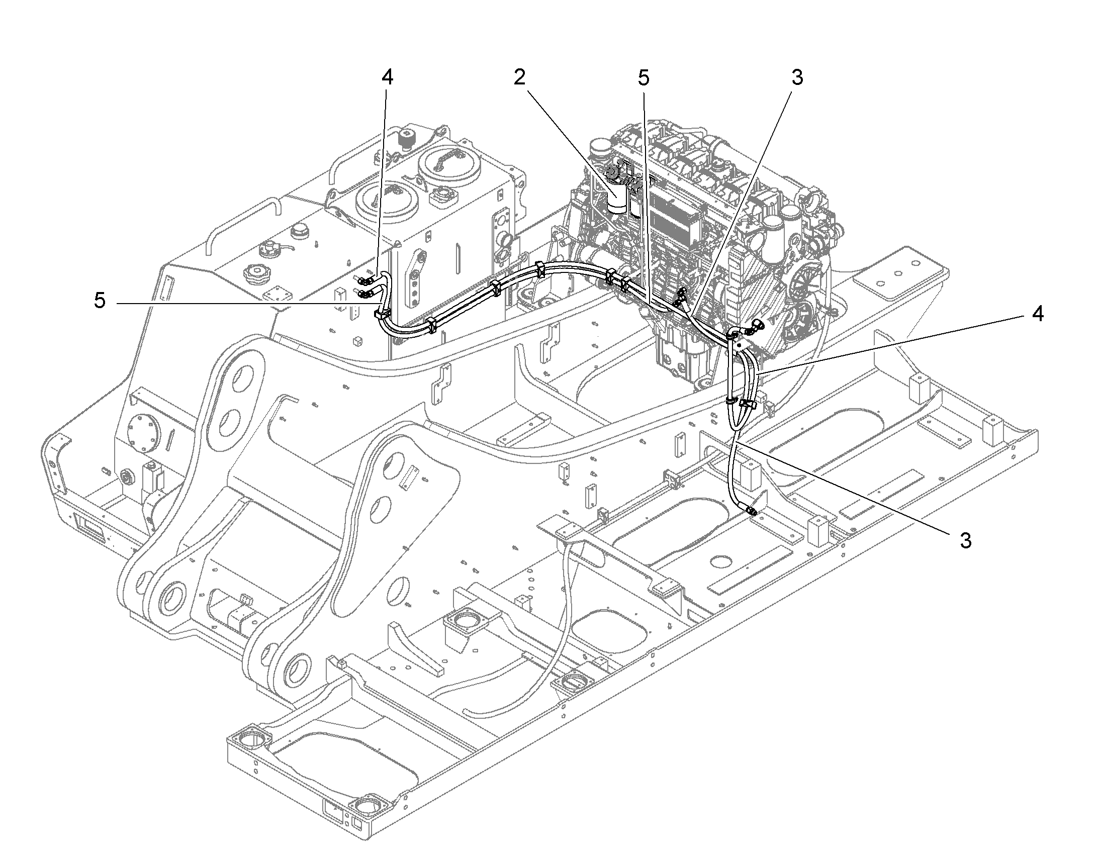 ШЛАНГ ТОПЛИВНЫЙ 12X2330 10410222 LIEBHERR