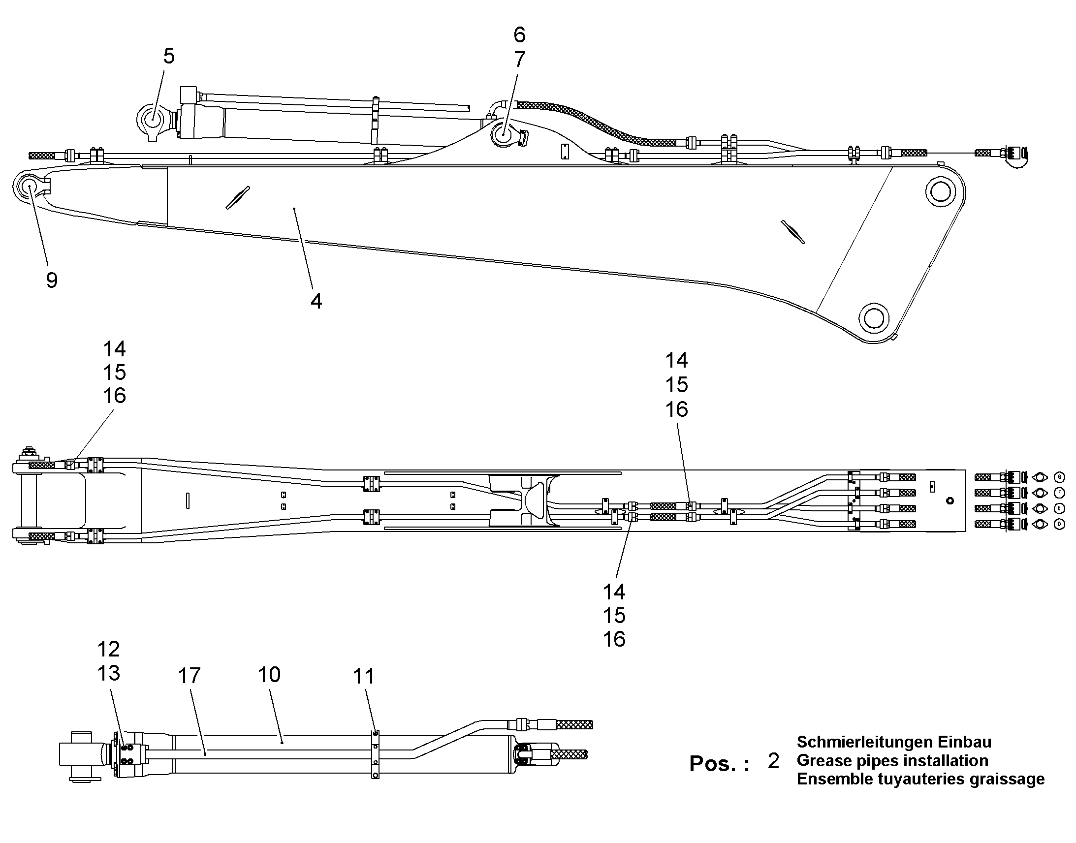 СМАЗОЧНЫЕ ЛИНИИ УСТАНОВКА 9007769 LIEBHERR