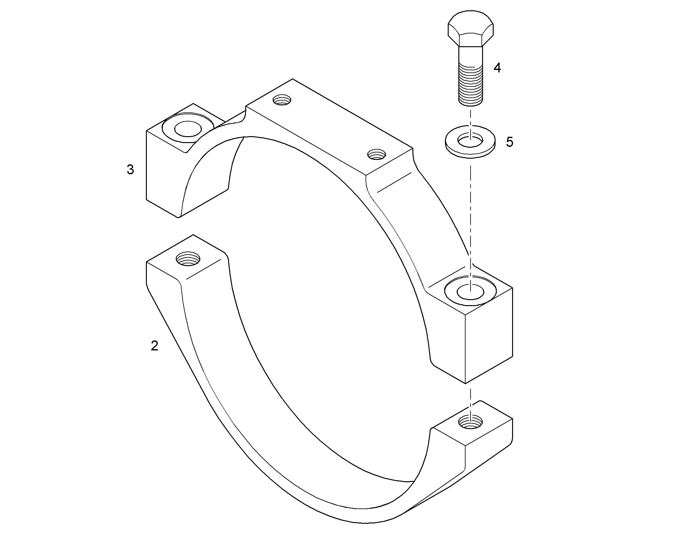 ПОЛУХОМУТИК d=238,6 9879433 LIEBHERR