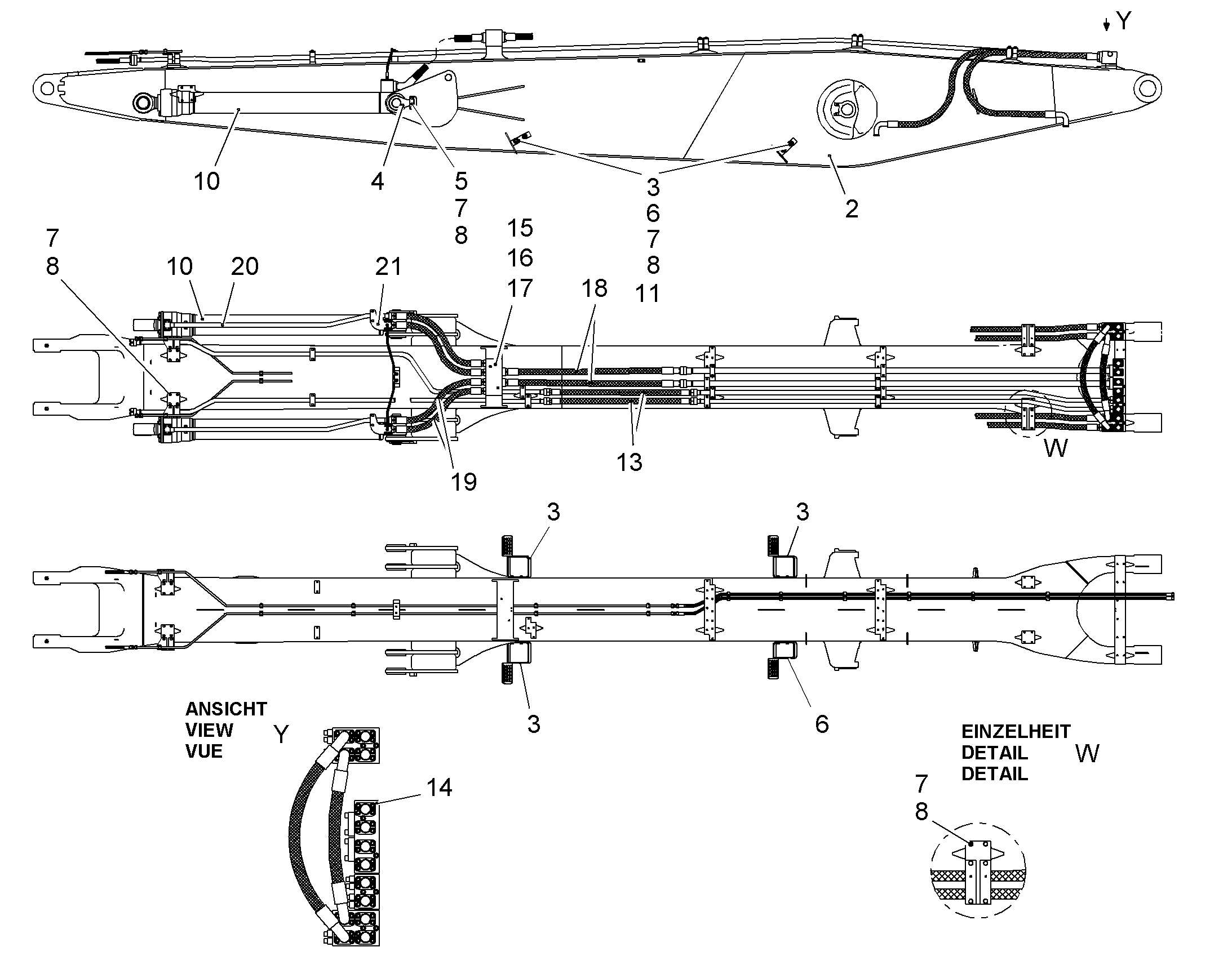 МОНОСТРЕЛА ПРОМЫШЛЕННАЯ 10,30M 10052105 LIEBHERR