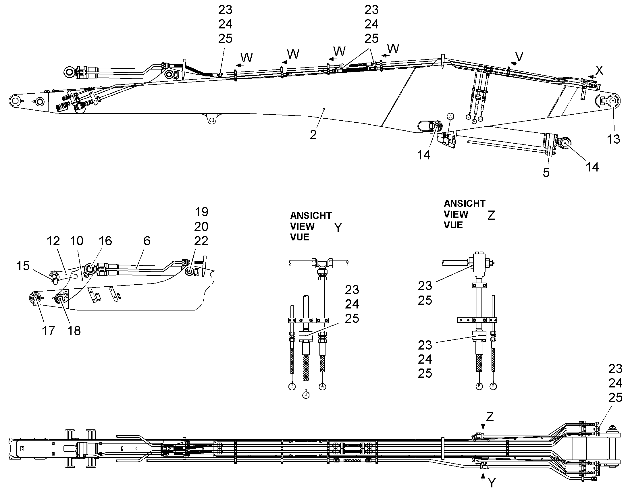 СТЕРЖЕНЬ ДЛЯ СНОСА 9000MM 9012460 LIEBHERR