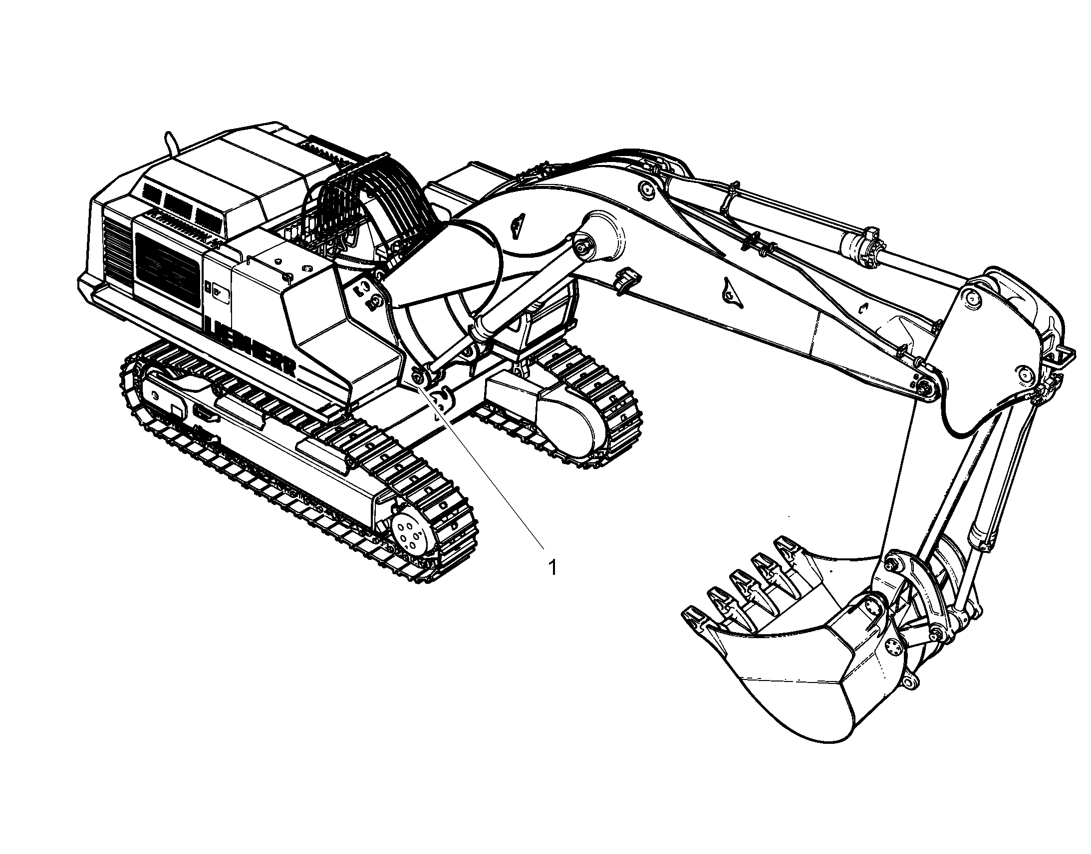 ПЕРЕОБОРУД. ПОВОР. ПЛАТФОРМЫ 9769876 LIEBHERR