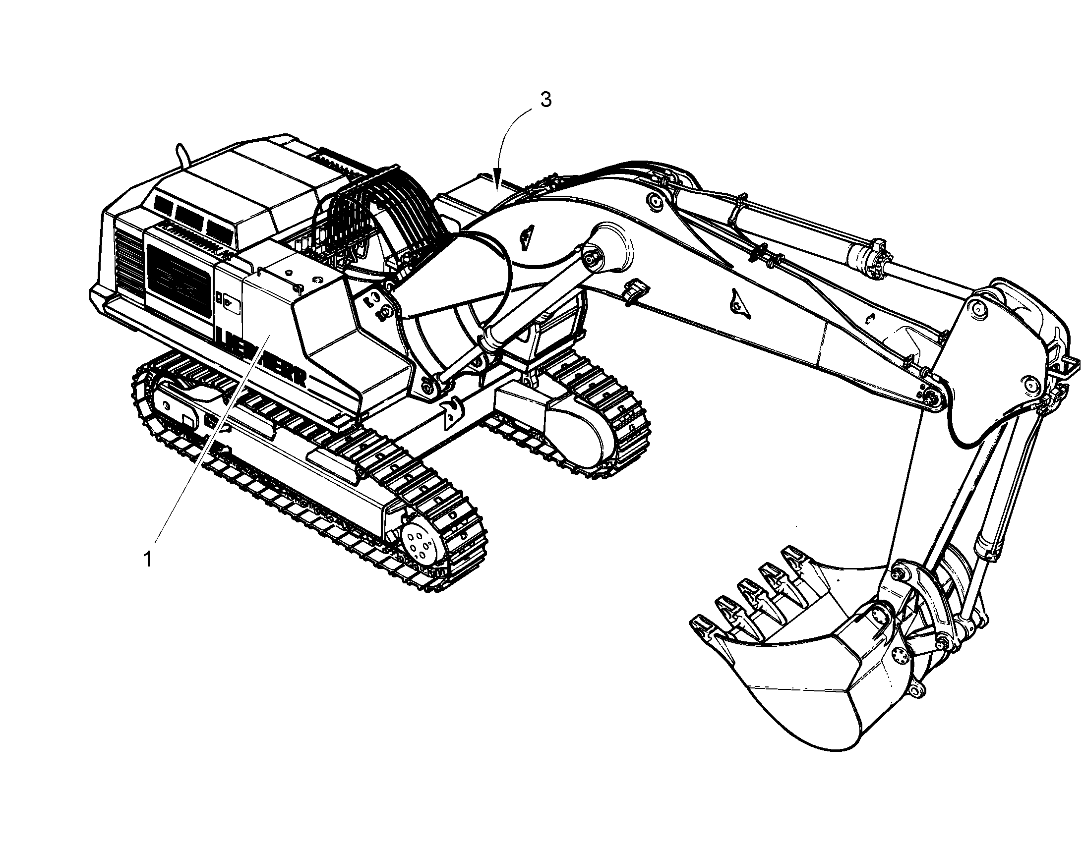 ГИДРАВЛИЧЕСКАЯ СИСТЕМА 9769886 LIEBHERR