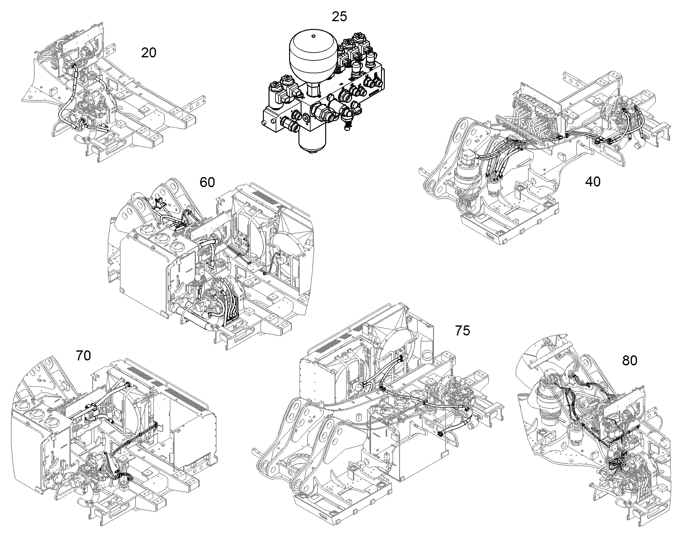 ГИДР.УСТ.НАСОСЫ ШЛАНГОВ УПР. 10365446 LIEBHERR