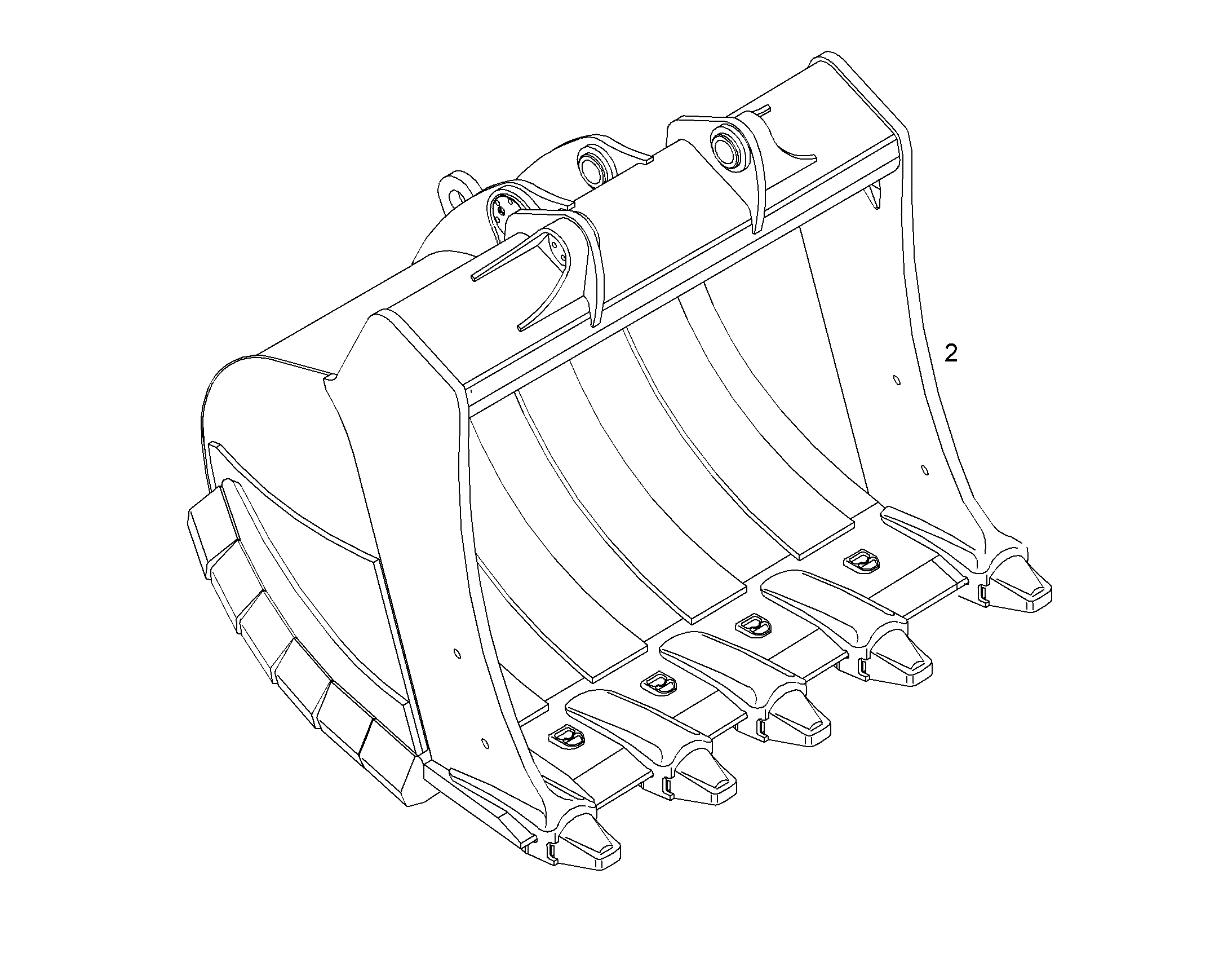 ЛОПАТА ОБРАТНАЯ HDV 9939986 LIEBHERR