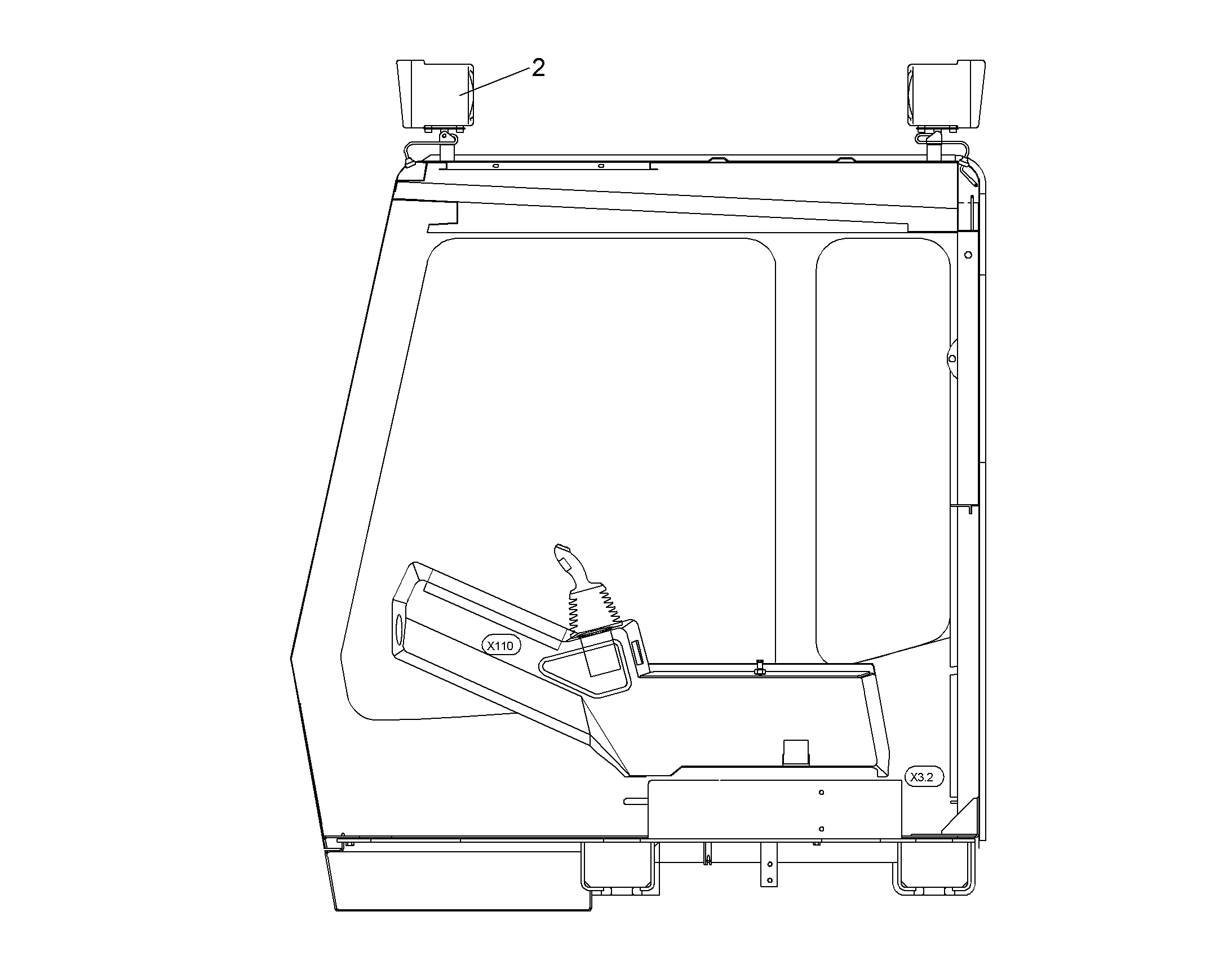 ПРОЖЕКТОР ДОПОЛНИТЕЛЬНЫЙ XENON 9939062 LIEBHERR