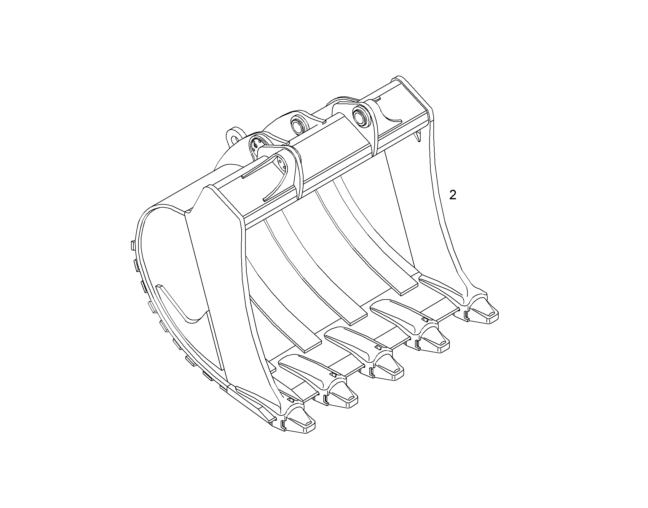 ЛОПАТА ОБРАТНАЯ HD 9937936 LIEBHERR