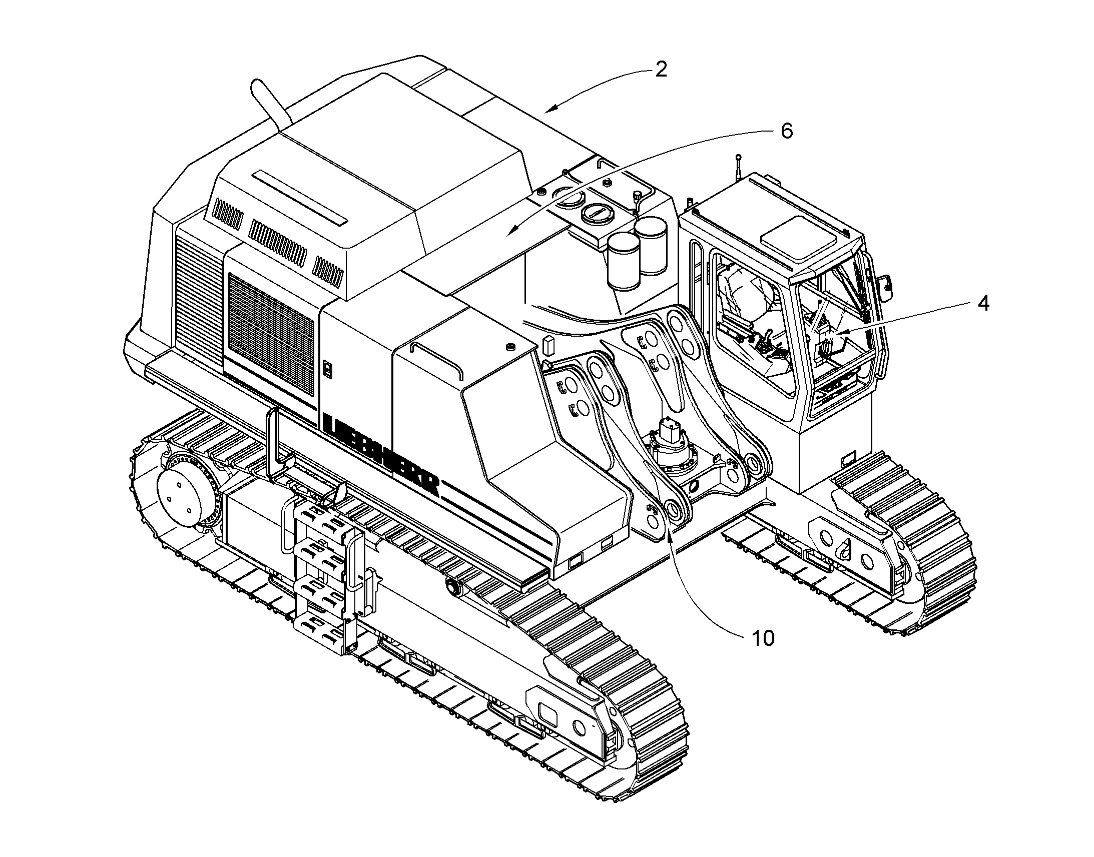 ПЕРЕОБОРУД. ПОВОР. ПЛАТФОРМЫ 10049839 LIEBHERR
