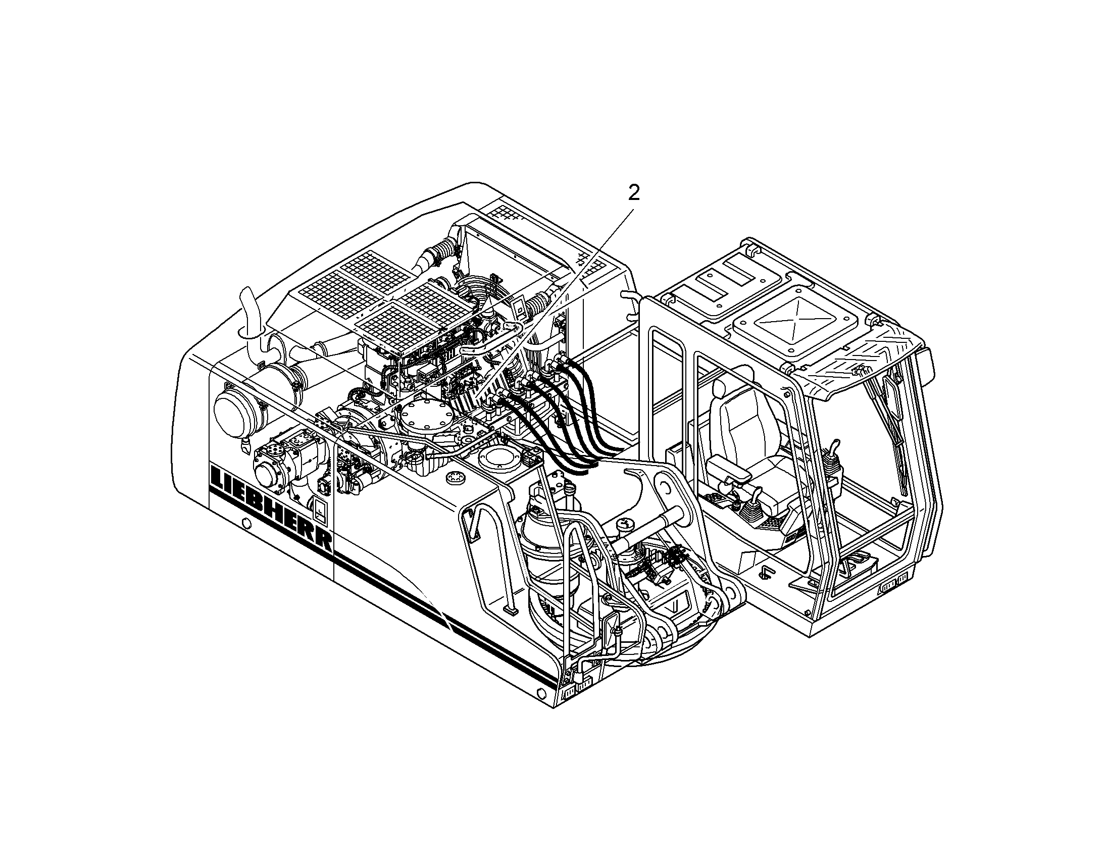 ДОПОЛНЕНИЕ-В ШАССИ AHS 1 10053082 LIEBHERR