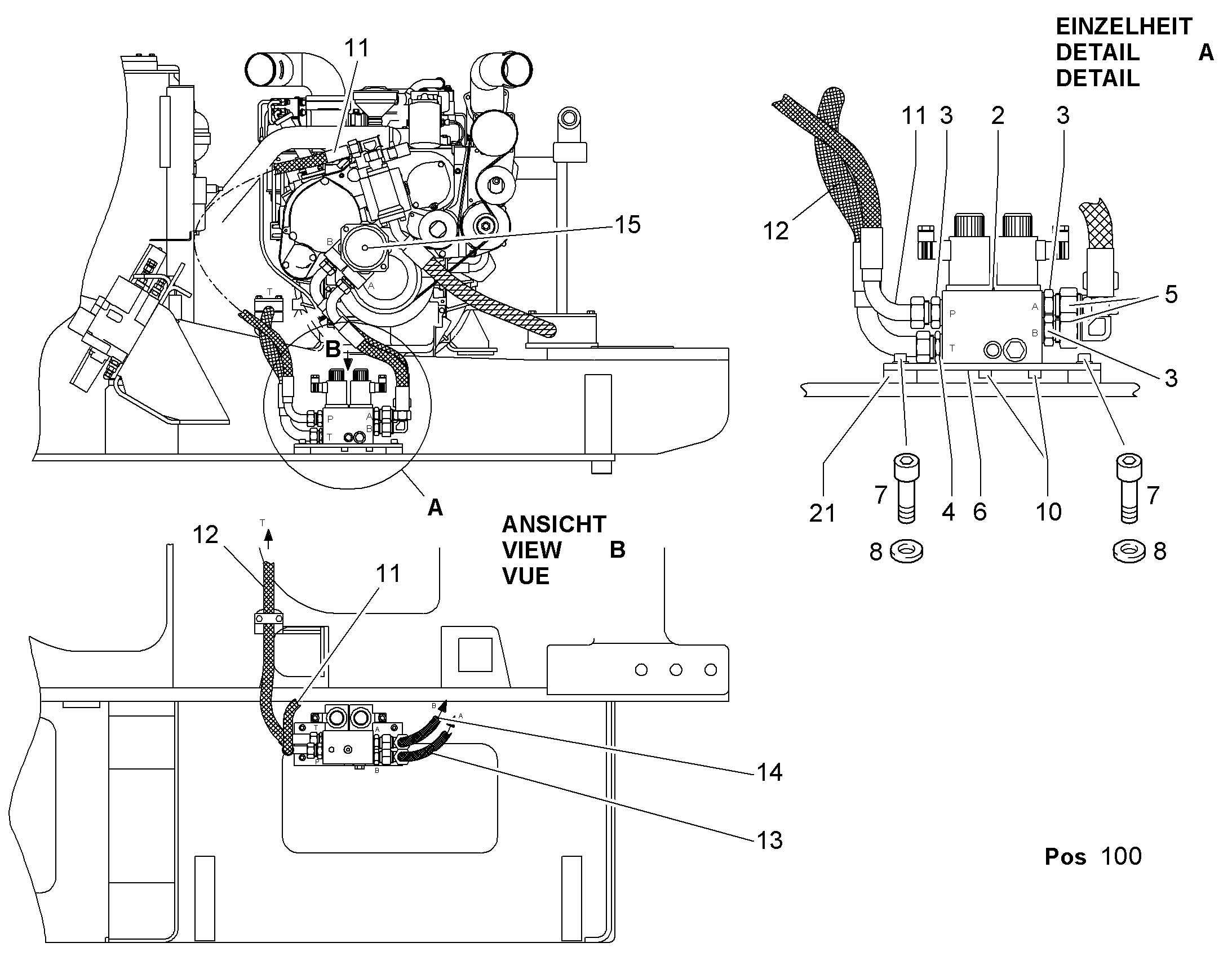 ПЕРЕОБОРУД. ПОВОР. ПЛАТФОРМЫ 10056684 LIEBHERR
