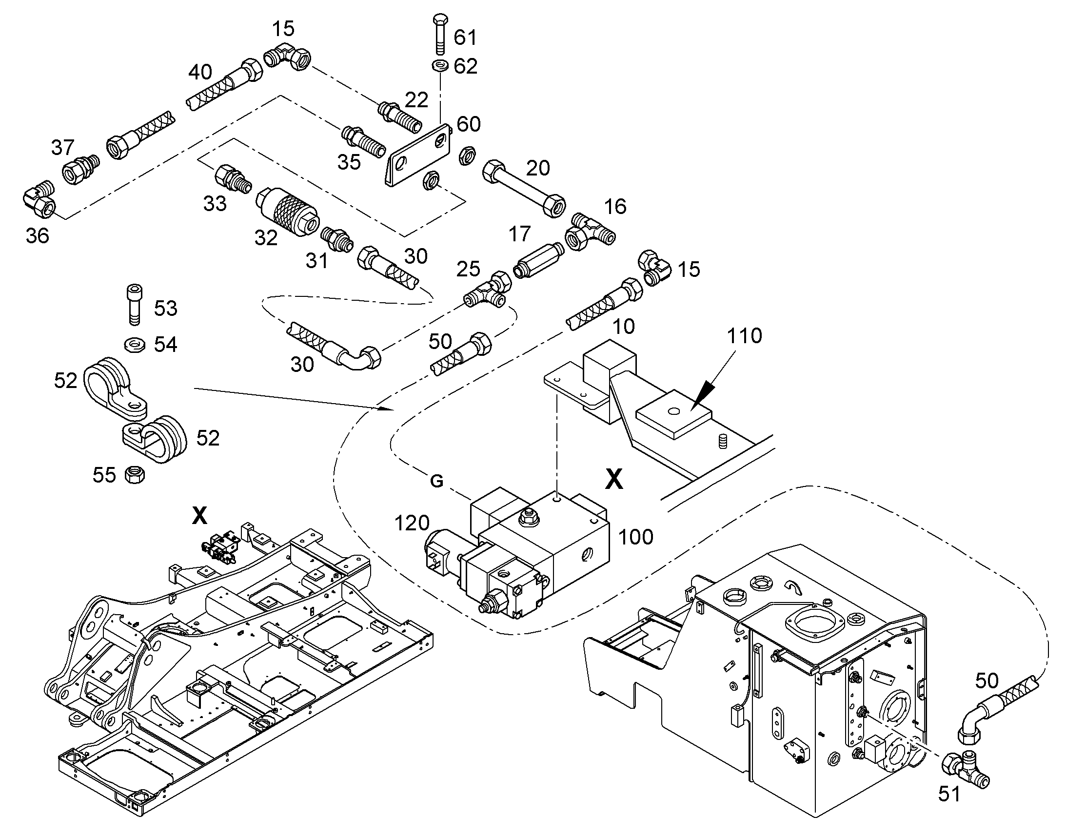 ПЕРЕОБОРУД. ПОВОР. ПЛАТФОРМЫ 10056653 LIEBHERR