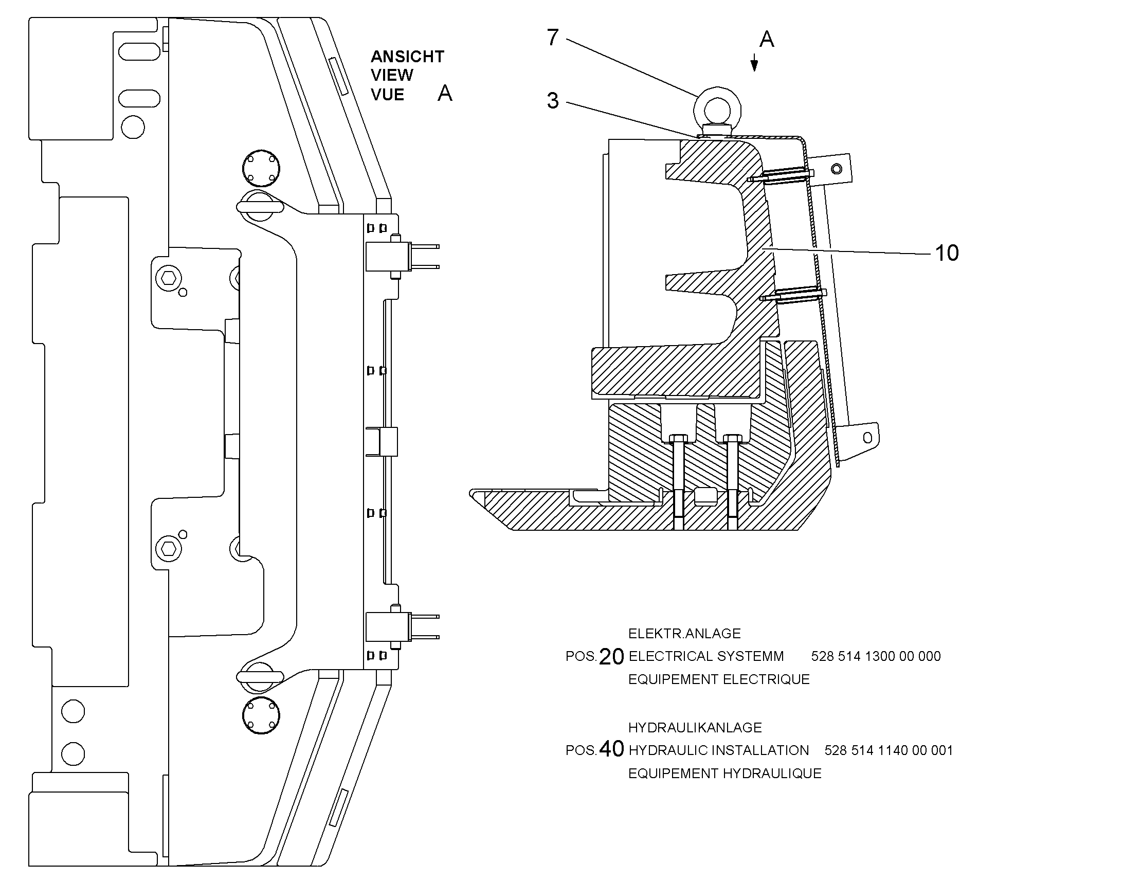 ГИДРАВЛИЧЕСКАЯ СИСТЕМА 9928983 LIEBHERR