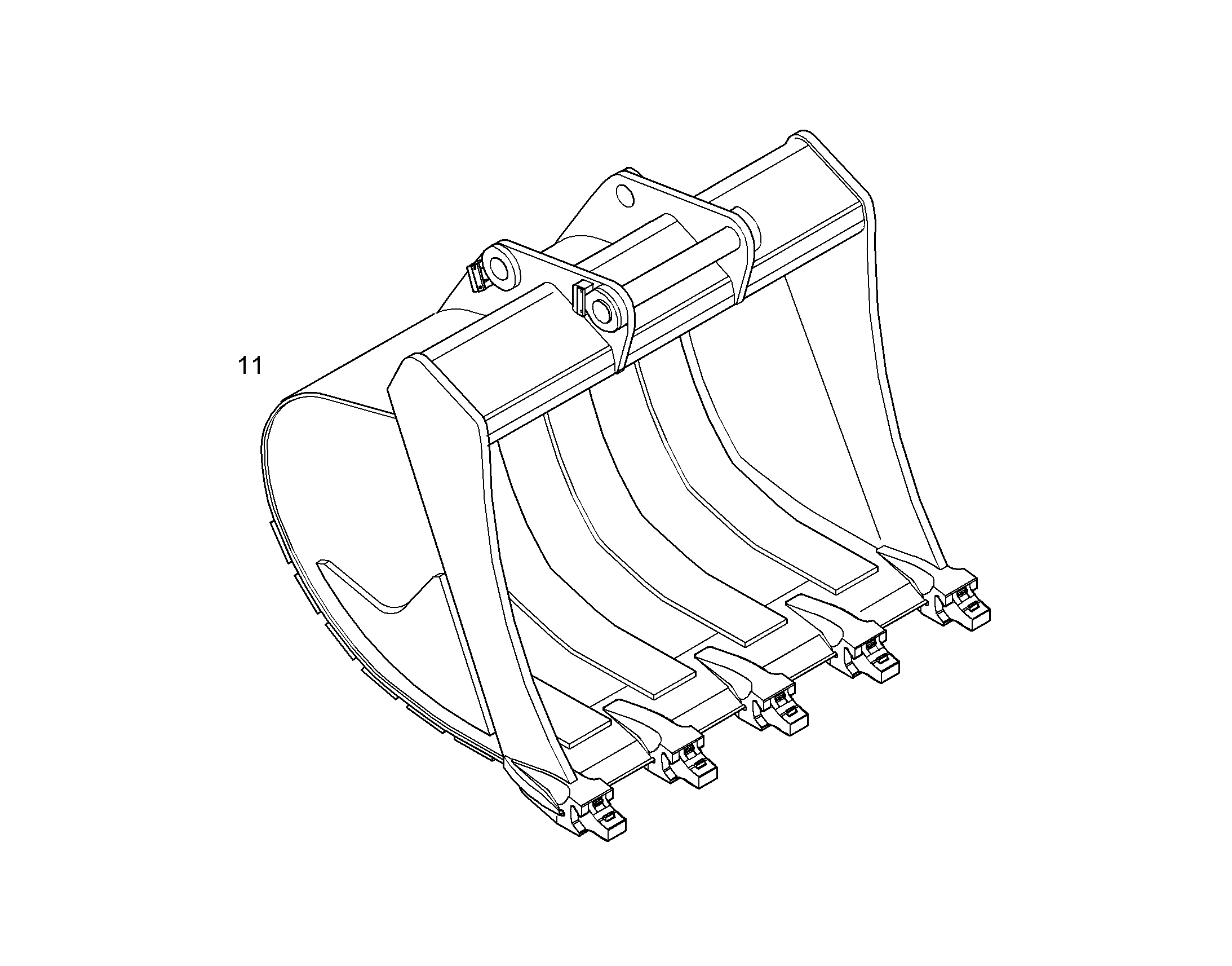 ЛОПАТА ОБРАТНАЯ HDL 9874588 LIEBHERR
