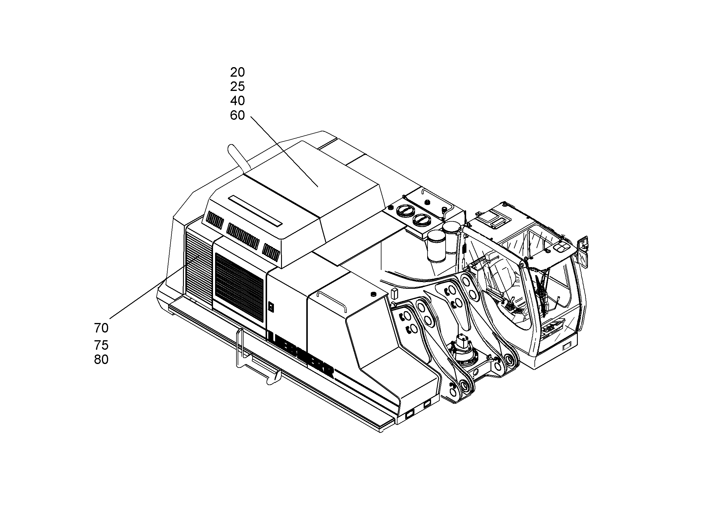 ЛИНИЯ УПРАВЛЯЮЩАЯ УСТАНОВКА 9937042 LIEBHERR