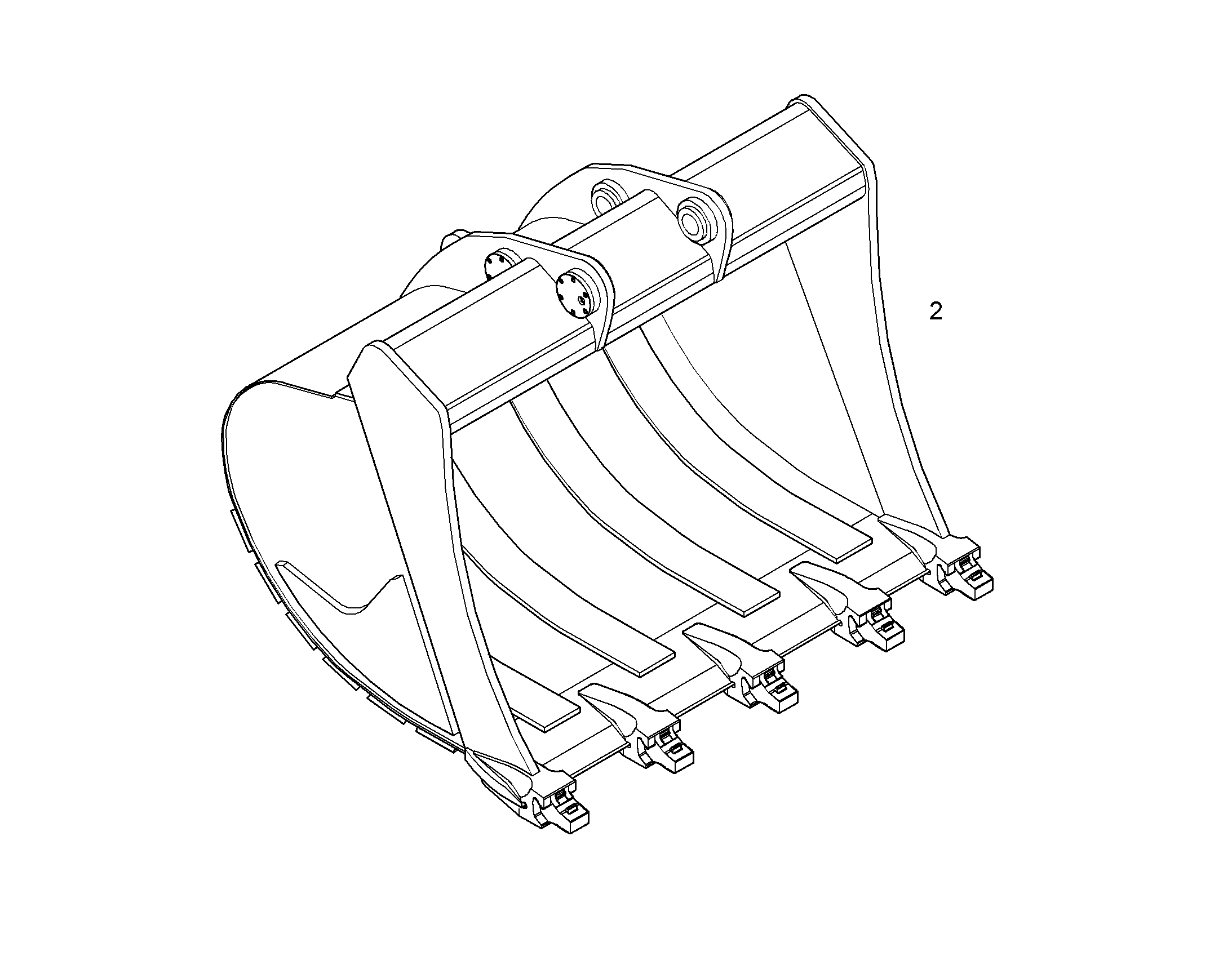 ЛОПАТА ОБРАТНАЯ HDL 10051304 LIEBHERR