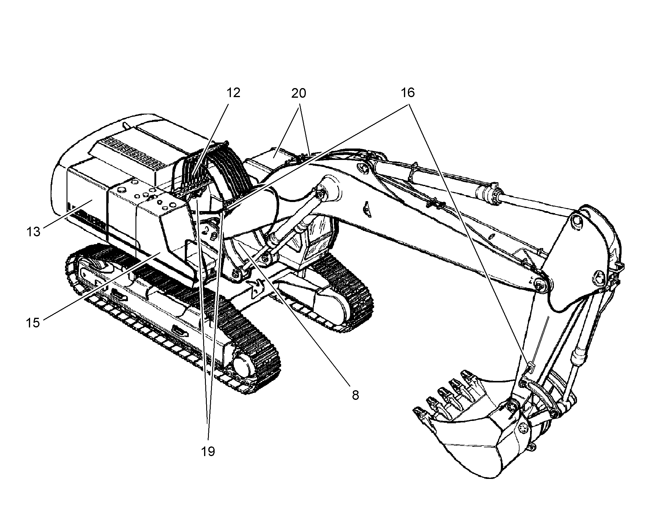 ГИДРАВЛИЧЕСКАЯ СИСТЕМА 9005154 LIEBHERR