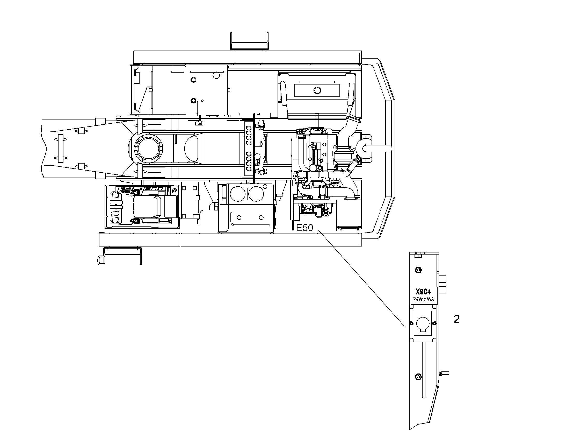 МОНТ.К-Т - ШТЕКЕР Д.ОБСЛ. 24V/8A 10052495 LIEBHERR