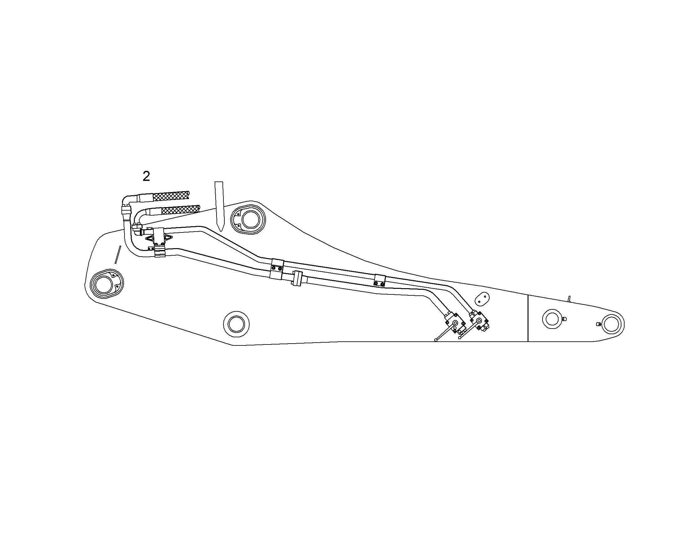 ПРОВОДКА МОНТАЖ AHS 9936075 LIEBHERR