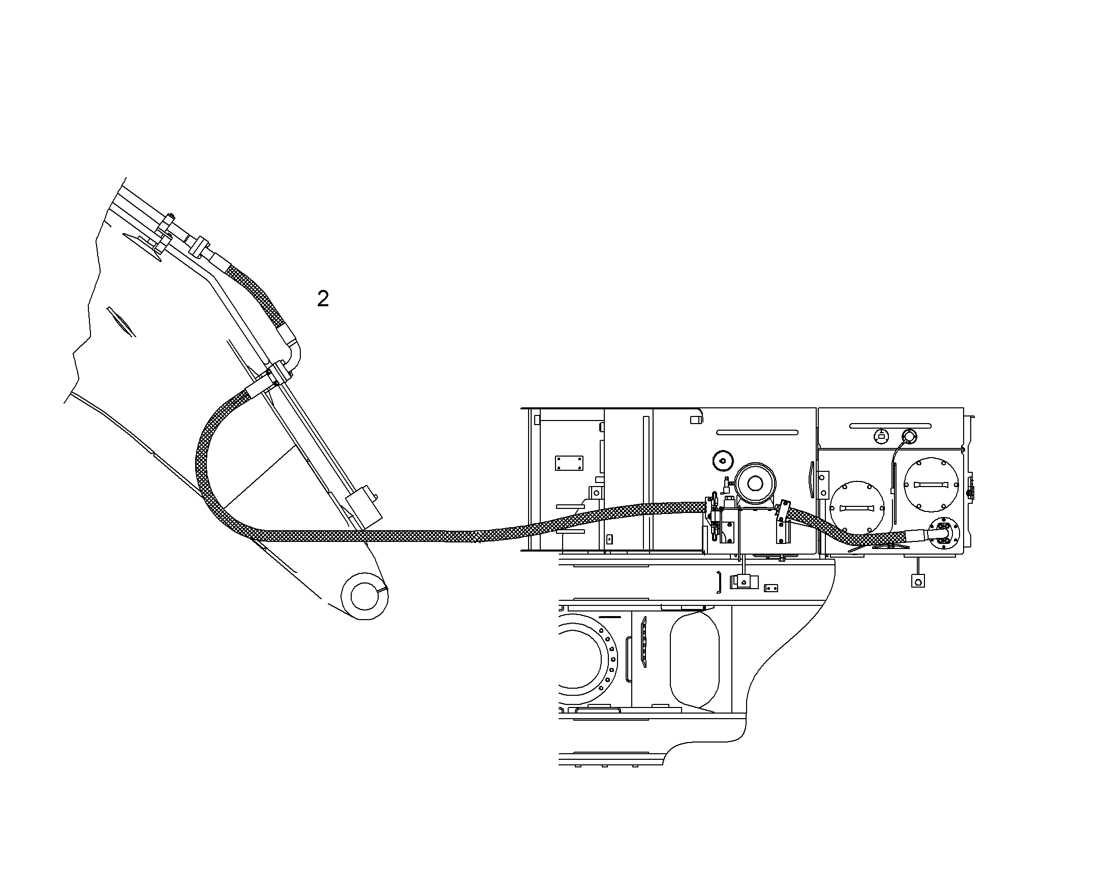 ПРОВОДКА МОНТАЖ AHS 10056967 LIEBHERR