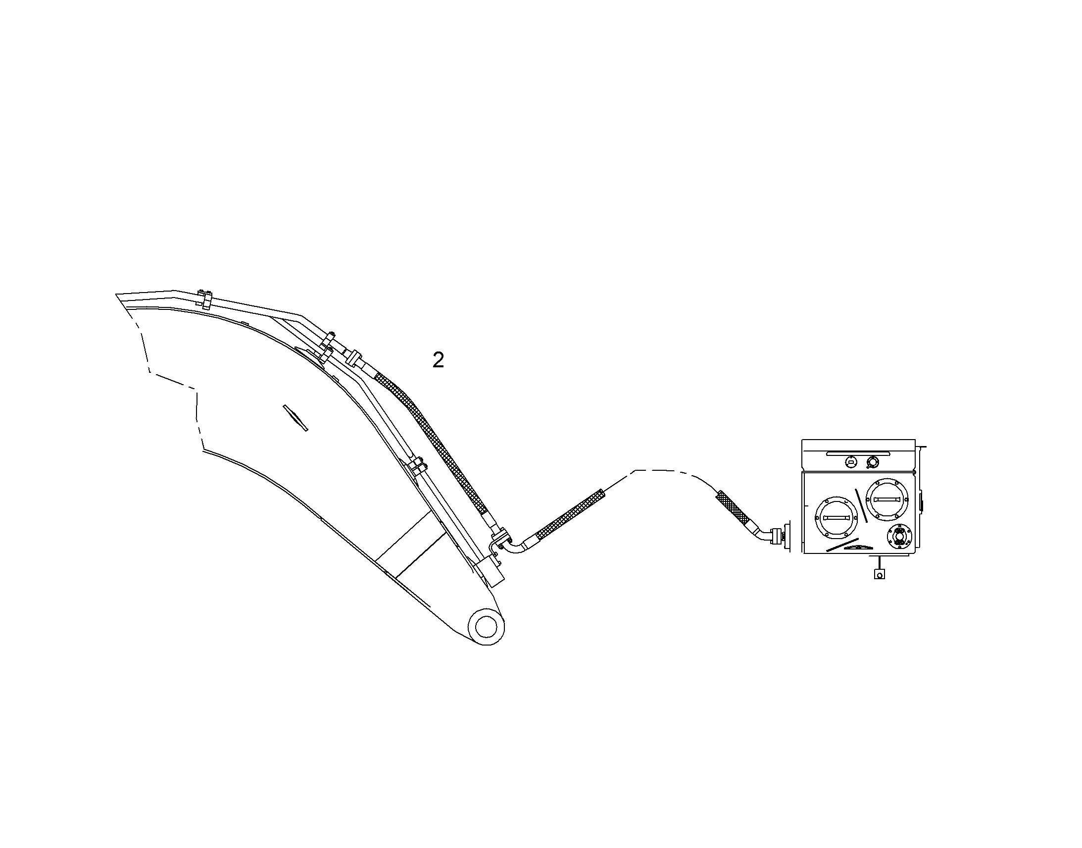 ПРОВОДКА МОНТАЖ AHS 9936094 LIEBHERR