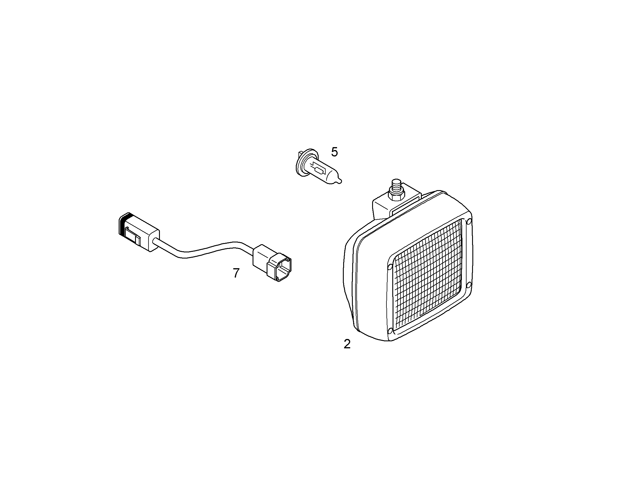 ПРОЖЕКТОР ДОПОЛНИТЕЛЬНЫЙ XENON 10056313 LIEBHERR