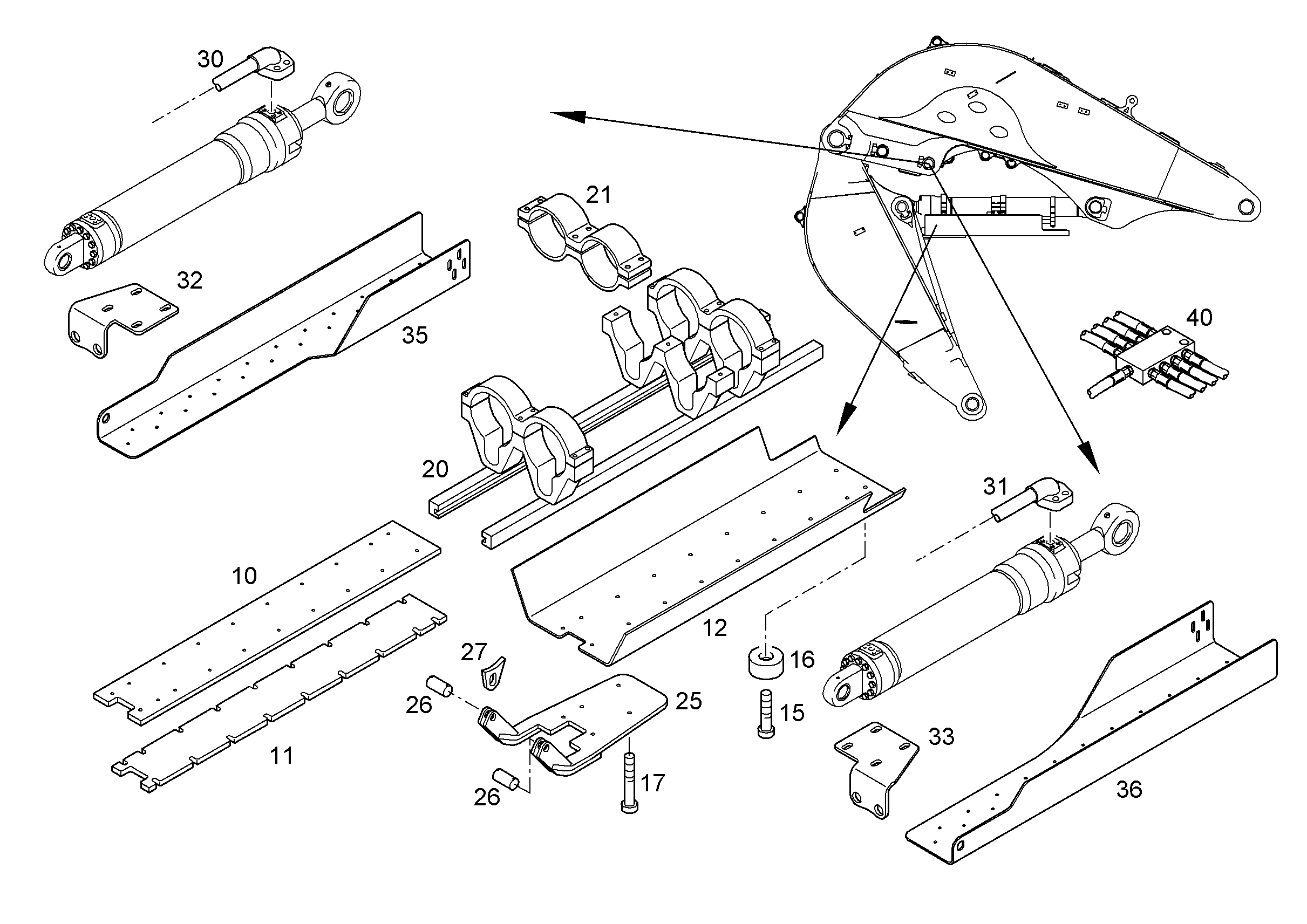 СКОБА 9927701 LIEBHERR