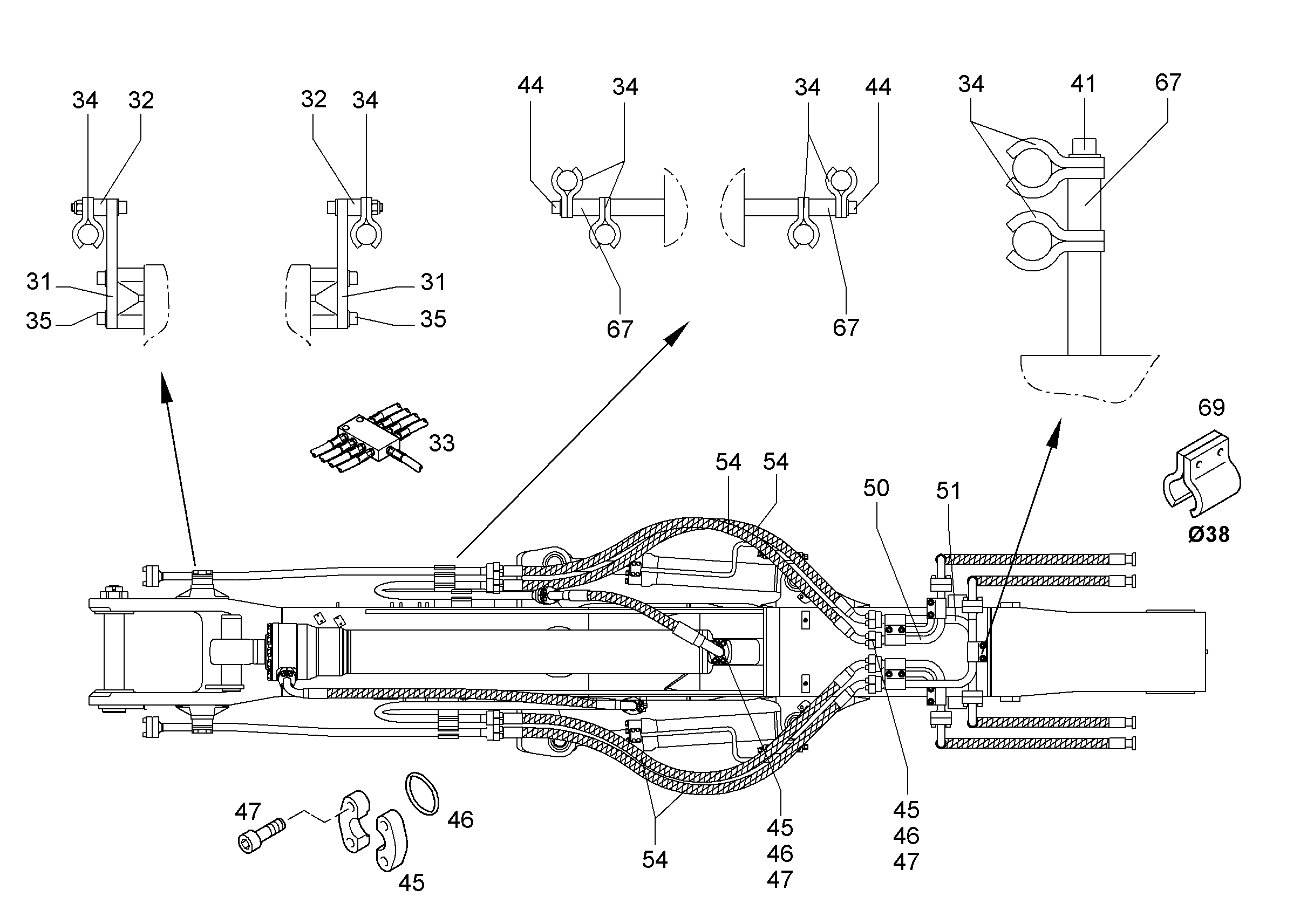 СИСТЕМА СМАЗКИ 10055863 LIEBHERR