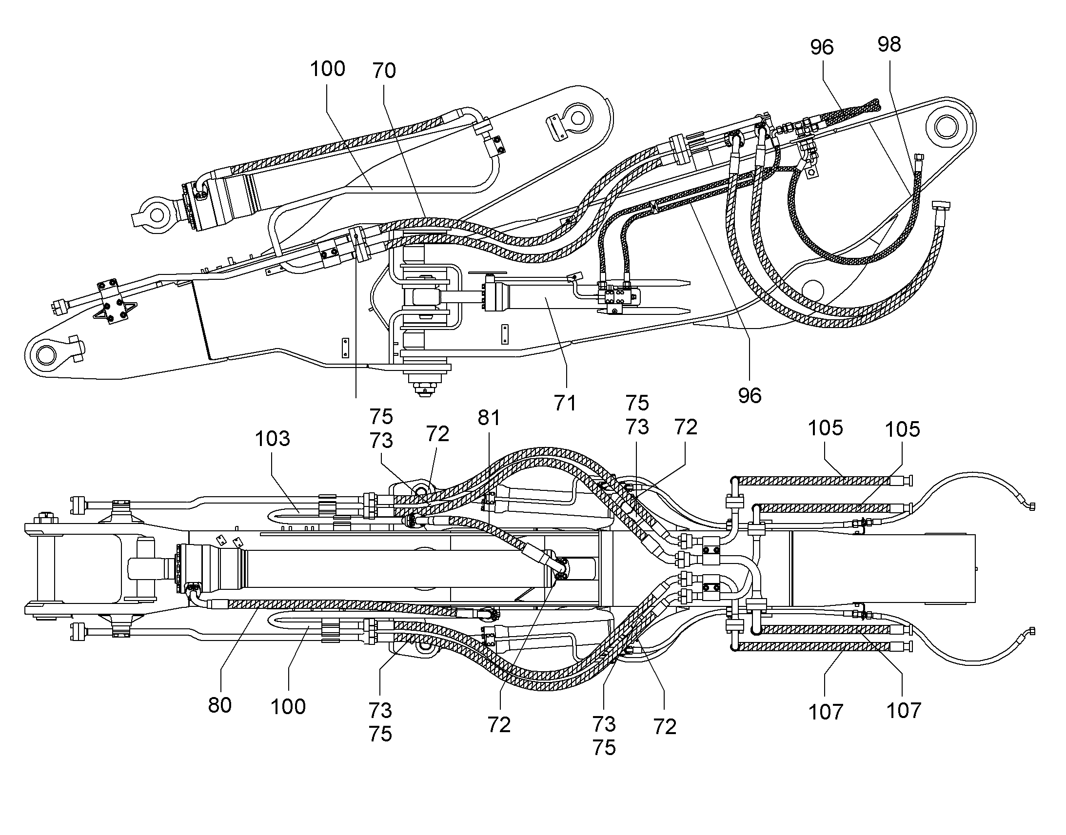 ШЛАНГ 12X1400 7022028 LIEBHERR