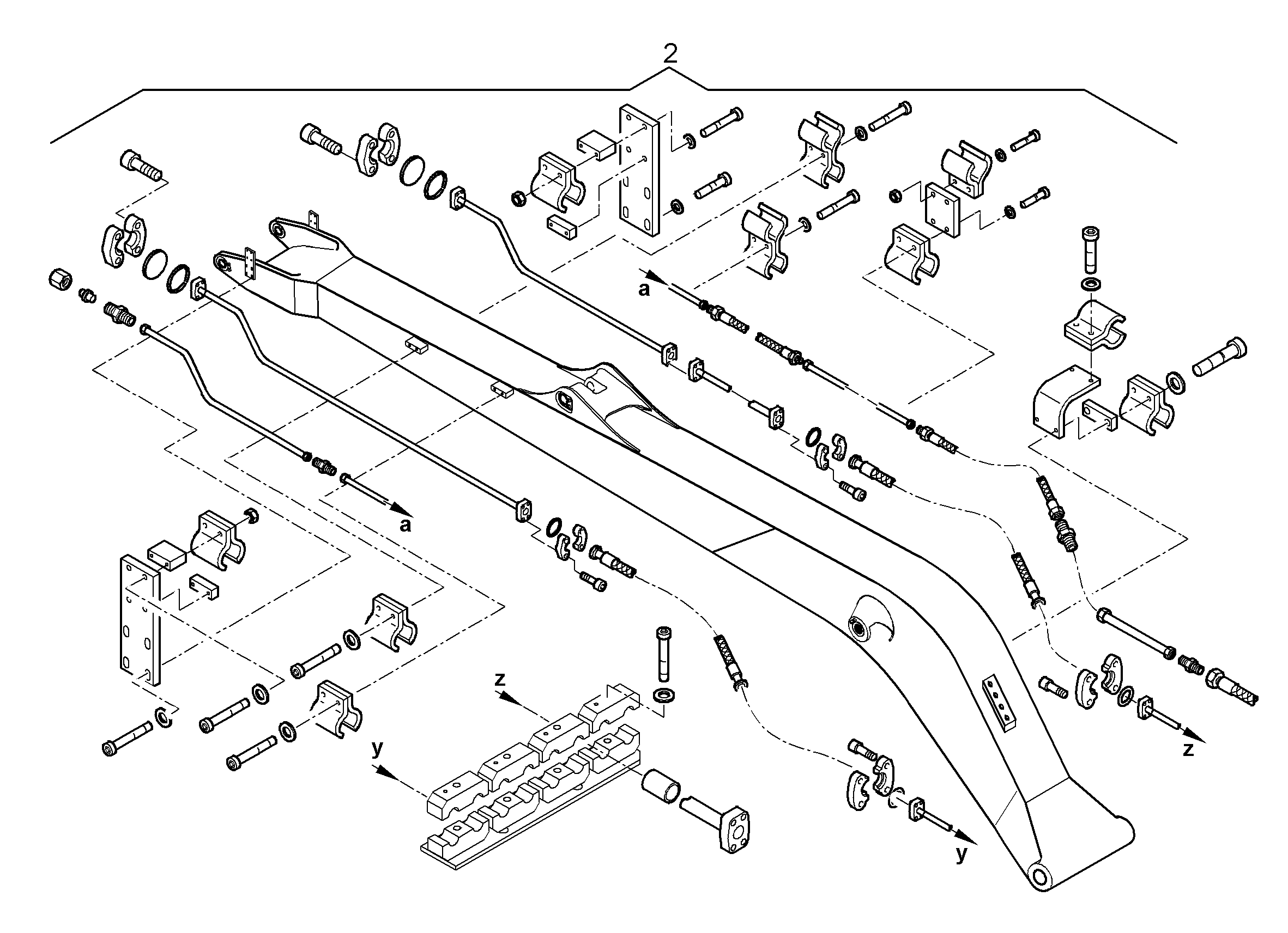 ПРОВОДКА МОНТАЖ AHS 9929871 LIEBHERR