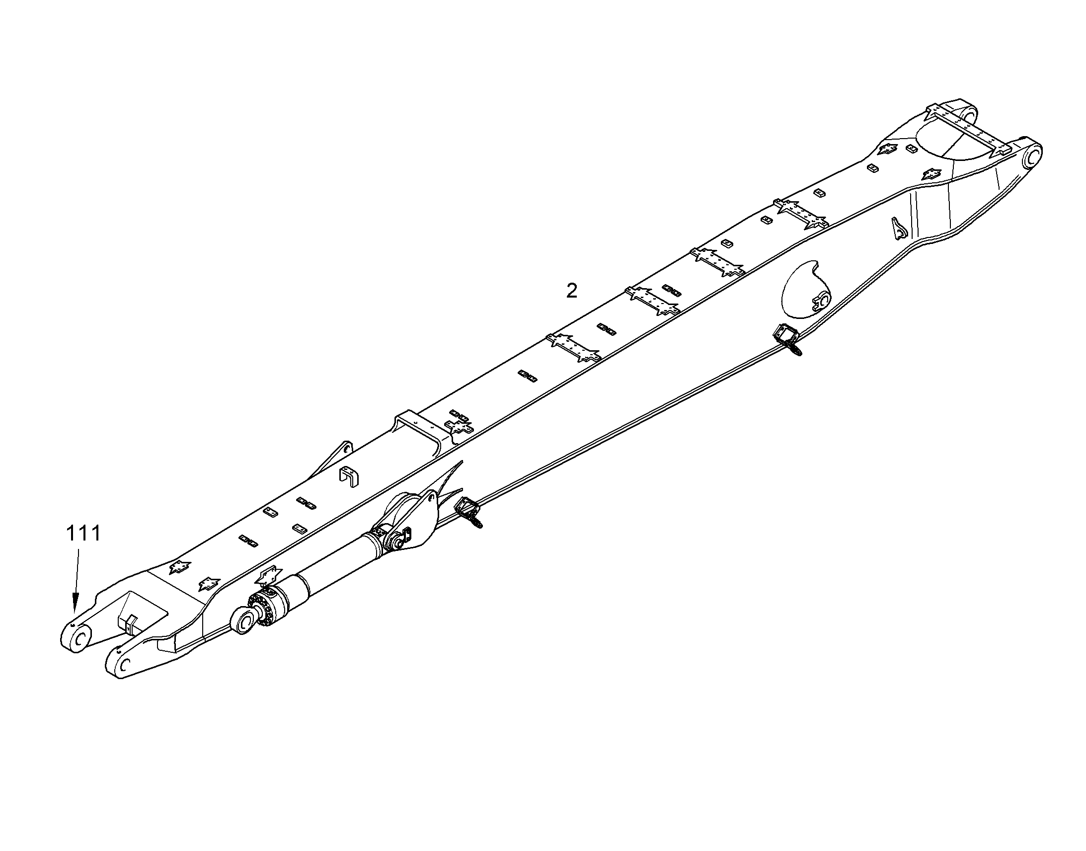 МОНОСТРЕЛА ПРОМЫШЛЕННАЯ 12.50M 9014782 LIEBHERR