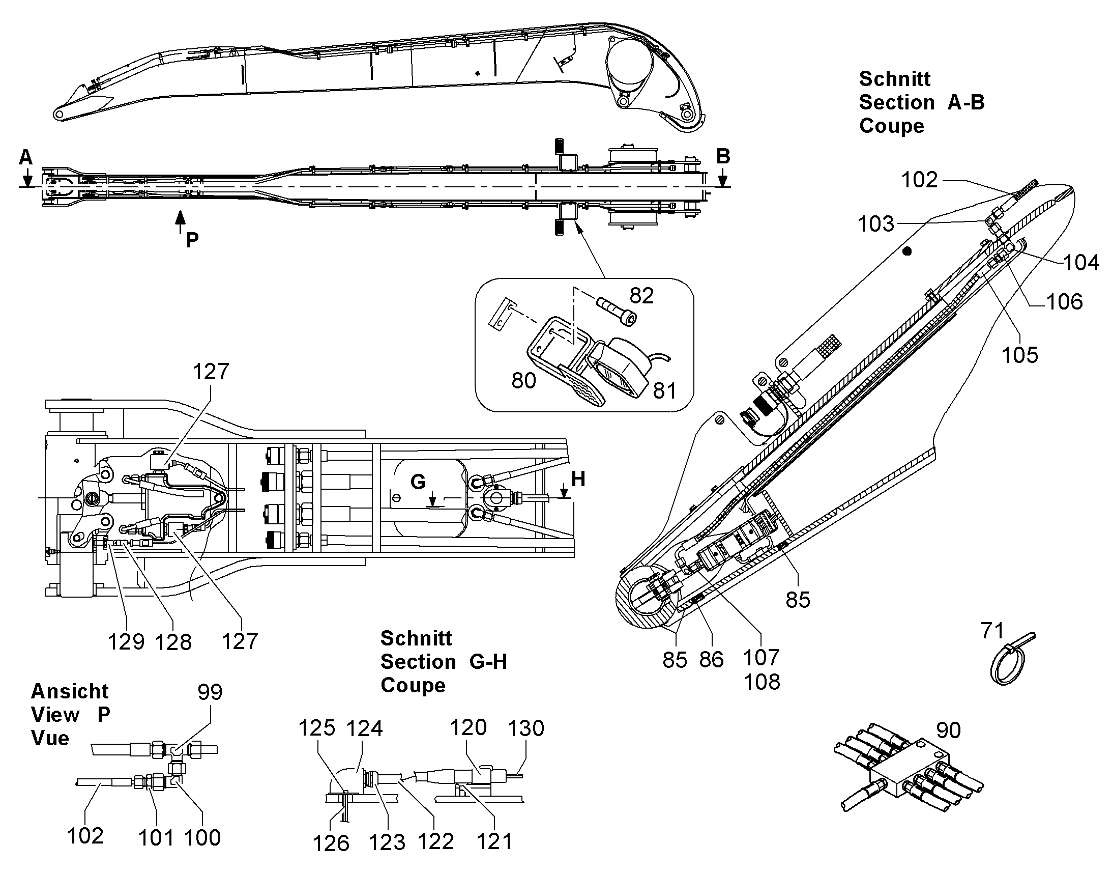 СМАЗОЧНЫЕ ЛИНИИ УСТАНОВКА 9929968 LIEBHERR