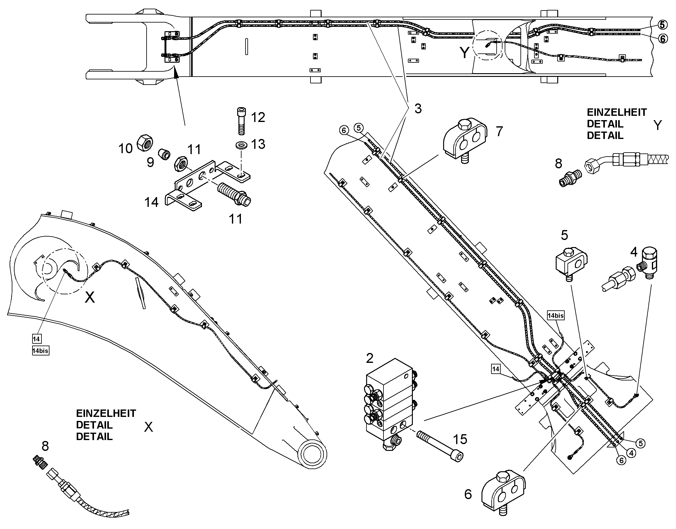 РАСПРЕДЕЛИТЕЛЬ MX-F 4/5 10005231 LIEBHERR