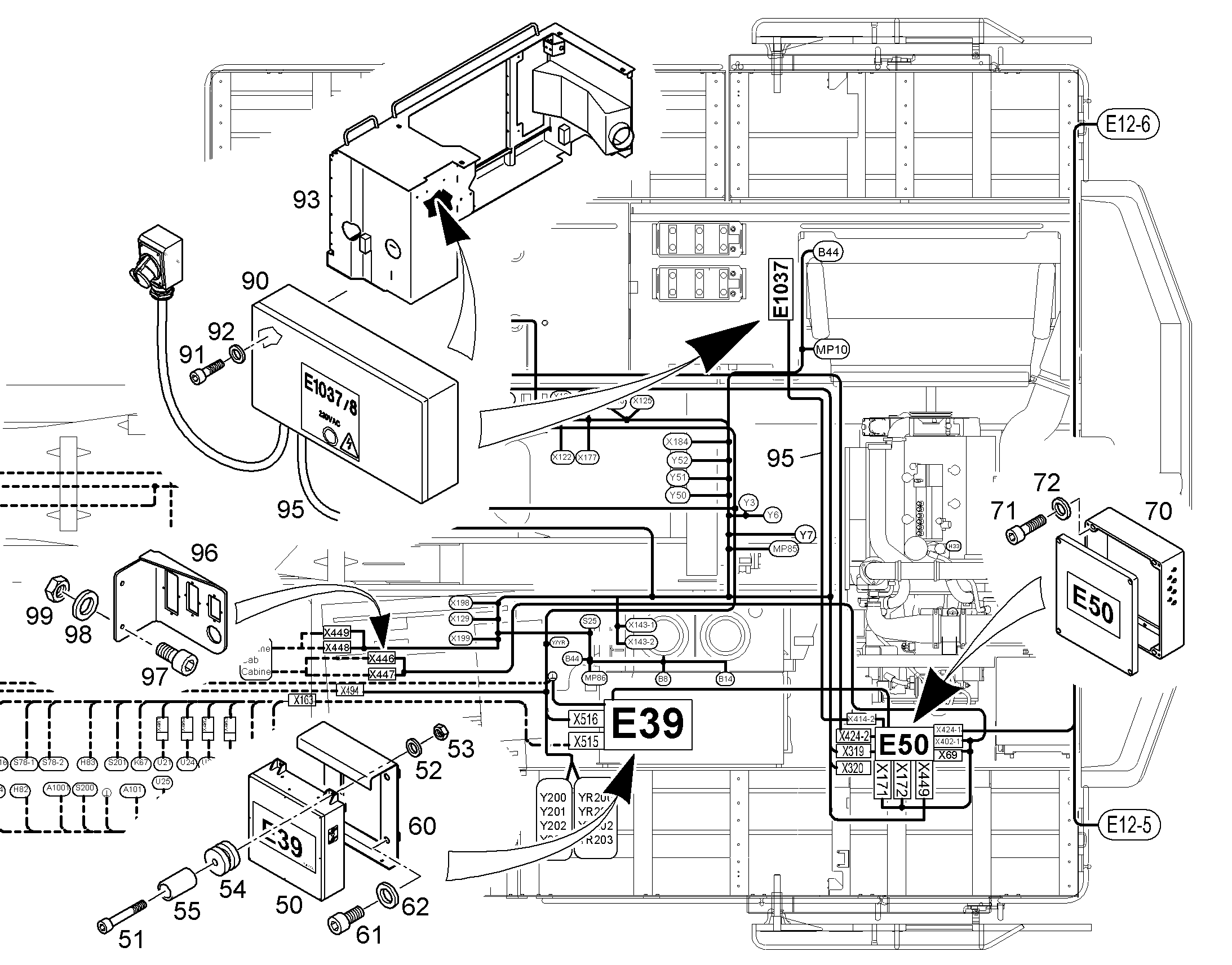 РЕКОНСТРУКЦИЯ - БАЧОК РАДИАТ. 10071285 LIEBHERR