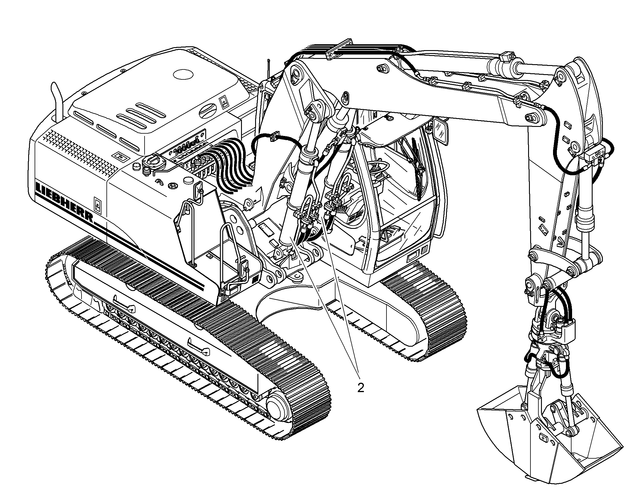 ЦИЛИНДР ПОДЪЕМНЫЙ 10049335 LIEBHERR