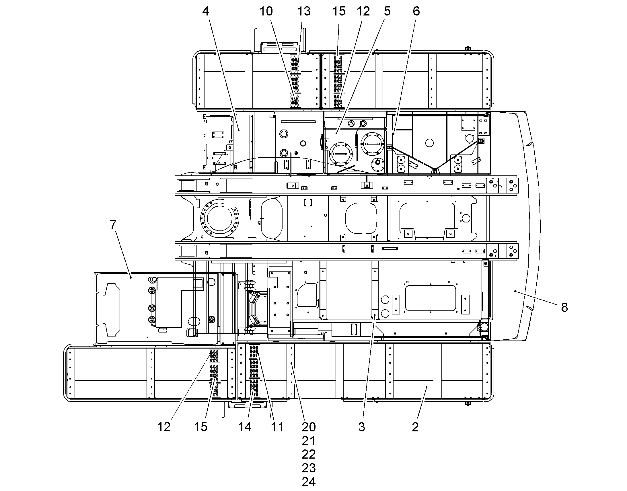 ПЕРЕОБОРУД. ПОВОР. ПЛАТФОРМЫ 9935330 LIEBHERR