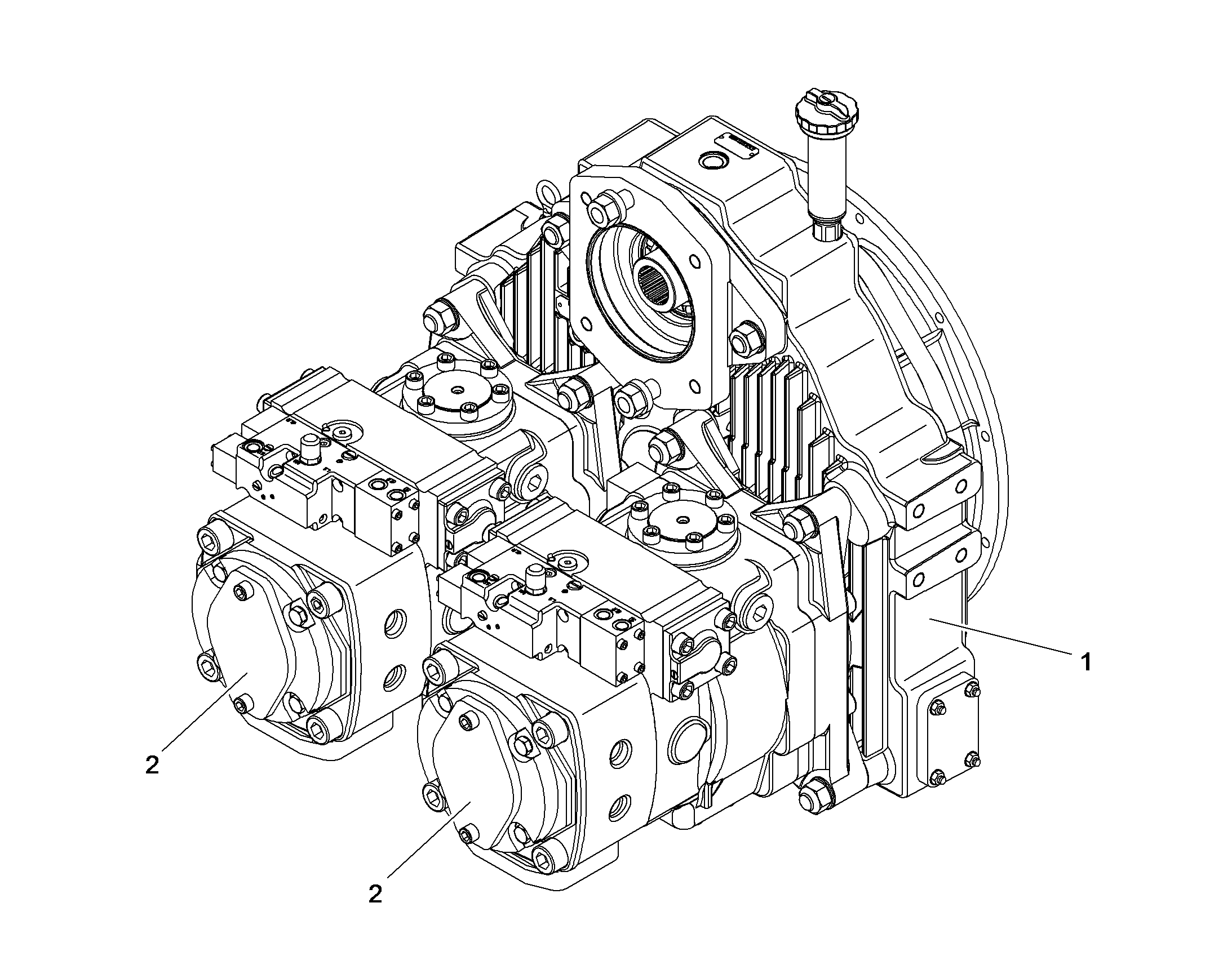 КОРОБКА НАСОСА РАЗДАТОЧНАЯ 10120916 LIEBHERR