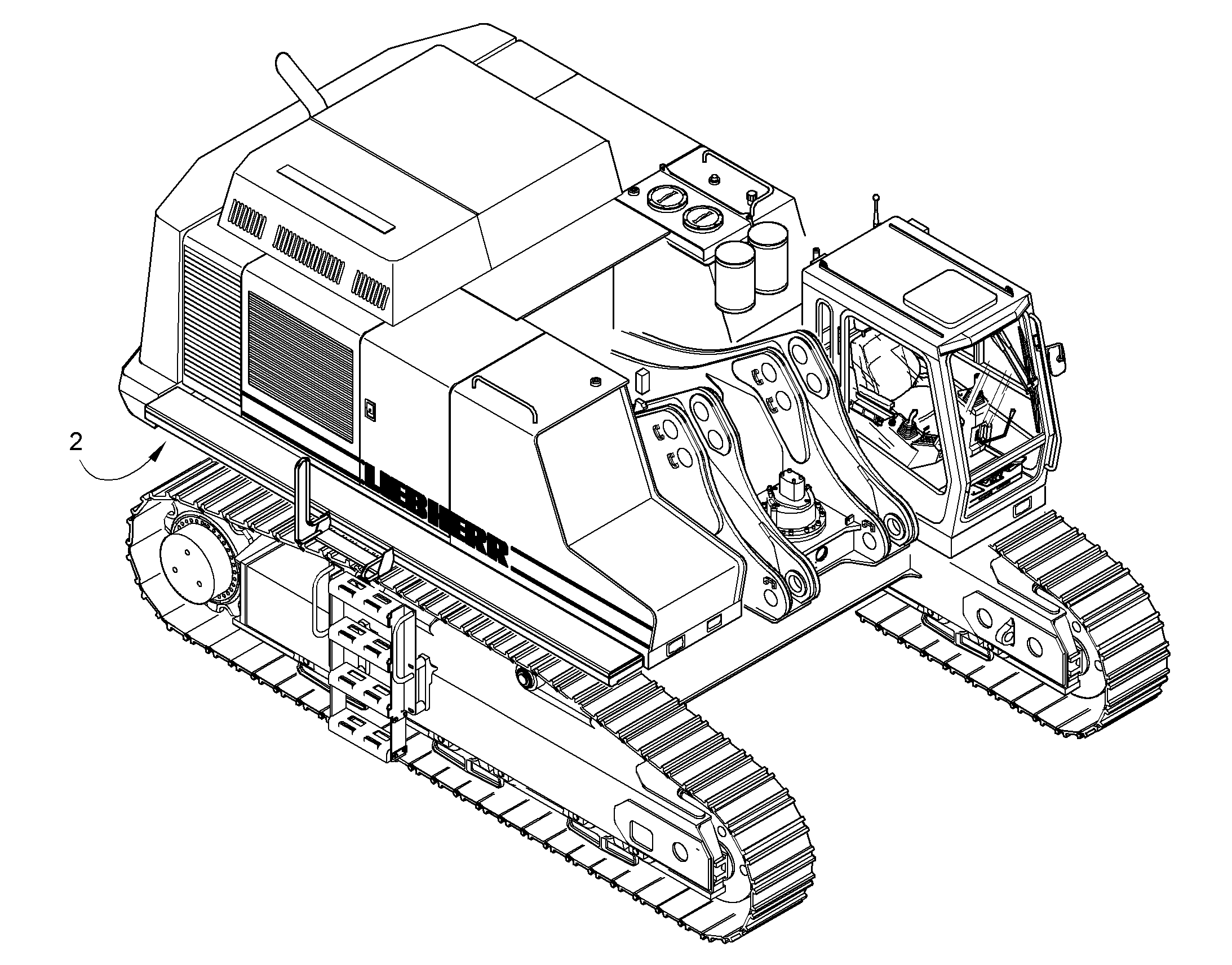 ПОКРЫТИЕ УСИЛЕННОЕ НИЖНЕЕ 10051334 LIEBHERR