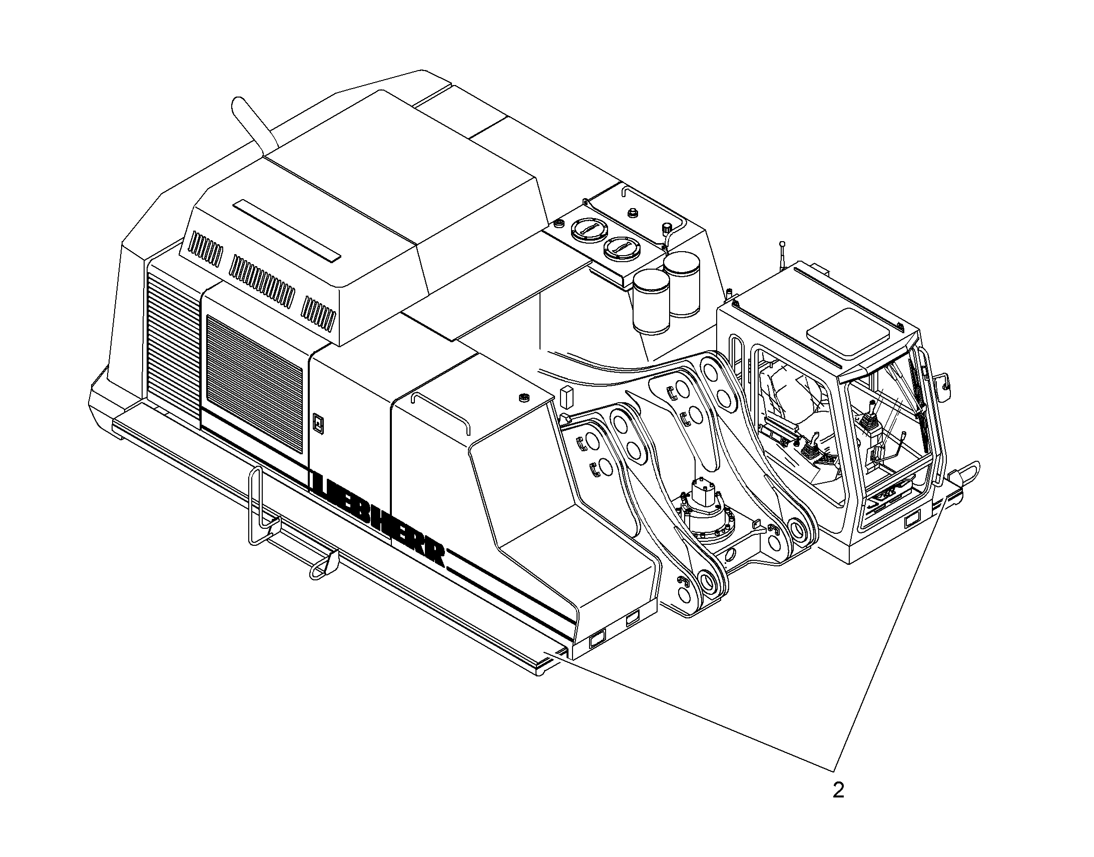 ЗАЩИТА ПОВ. ПЛАТФОРМЫ СБОКУ 10051296 LIEBHERR