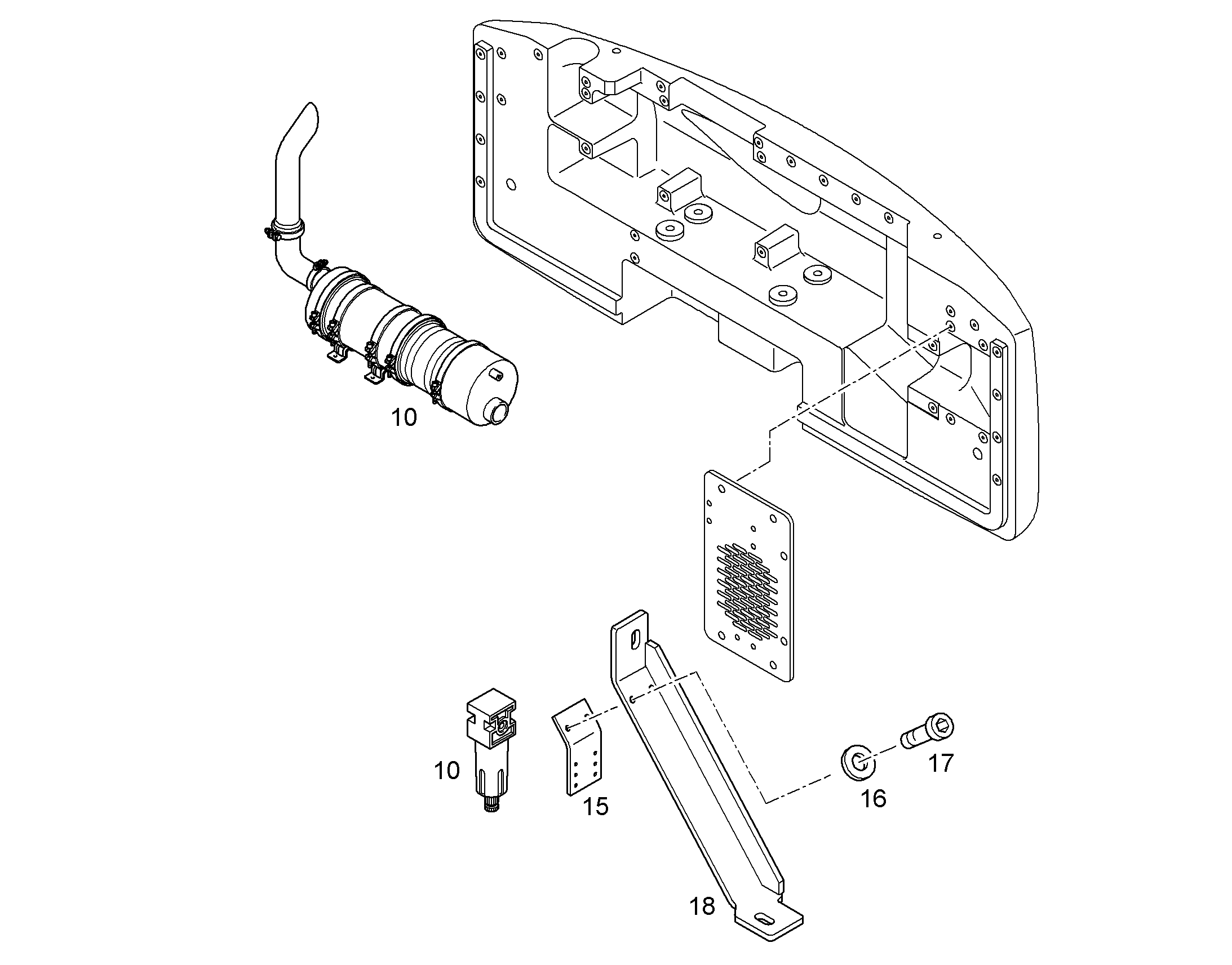ФИЛЬТР МИКРОЧАСТИЦ 10021871 LIEBHERR