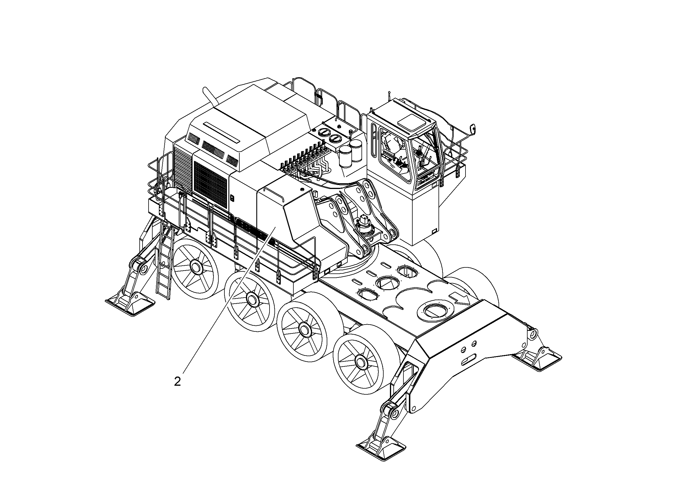 УВЕЛИЧЕННЫЙ БАК ТОПЛИВНЫЙ 1774L 10051680 LIEBHERR