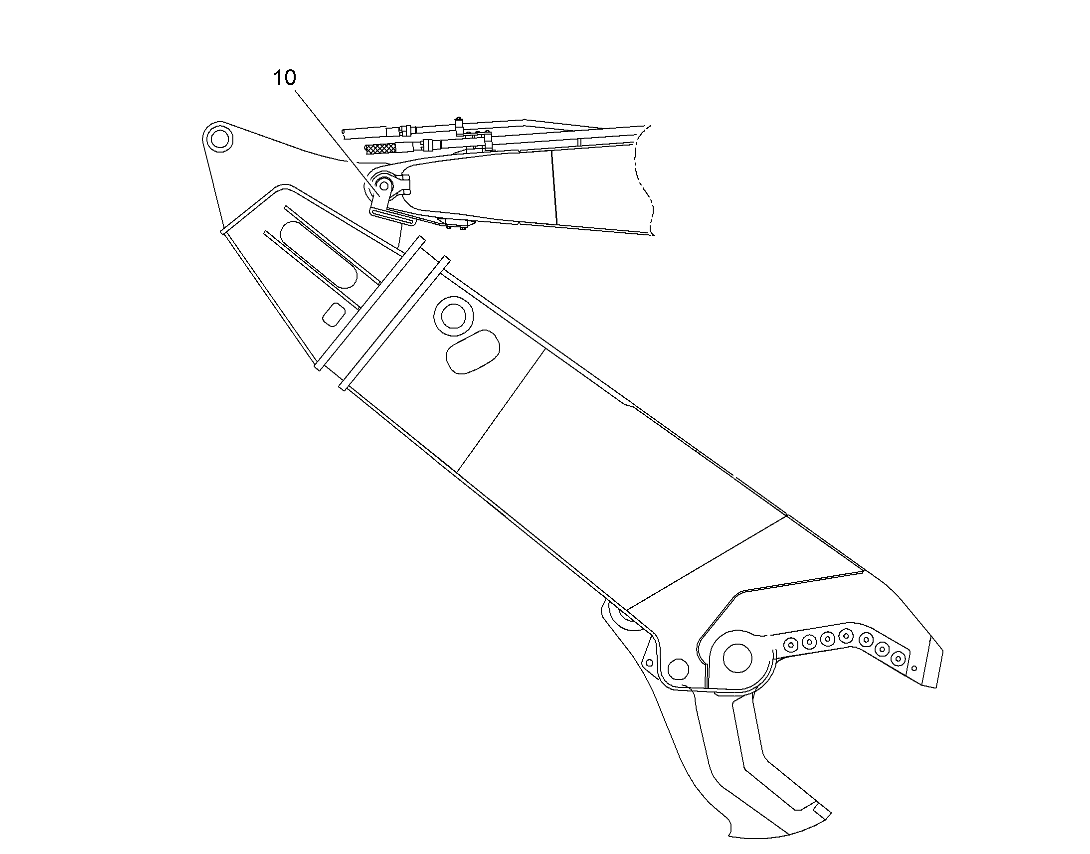 ОТКЛЮЧЕНИЕ ЦИЛИНДРА РУКОЯТИ 10048451 LIEBHERR