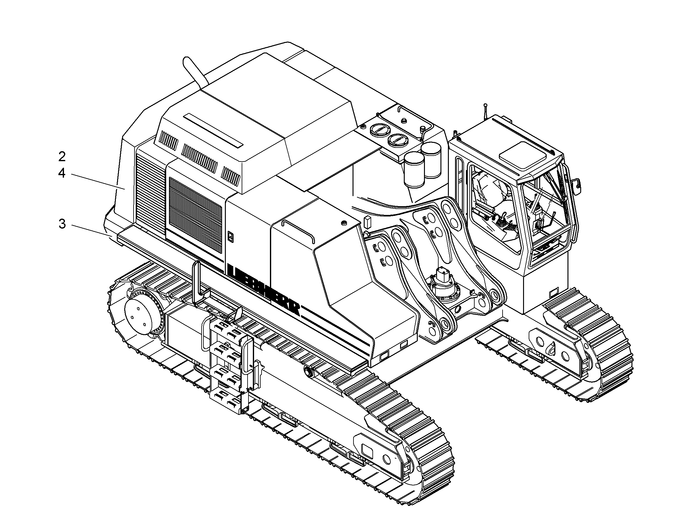 БАЛЛАСТНЫЙ ГРУЗ, УЗЕЛ 10063039 LIEBHERR