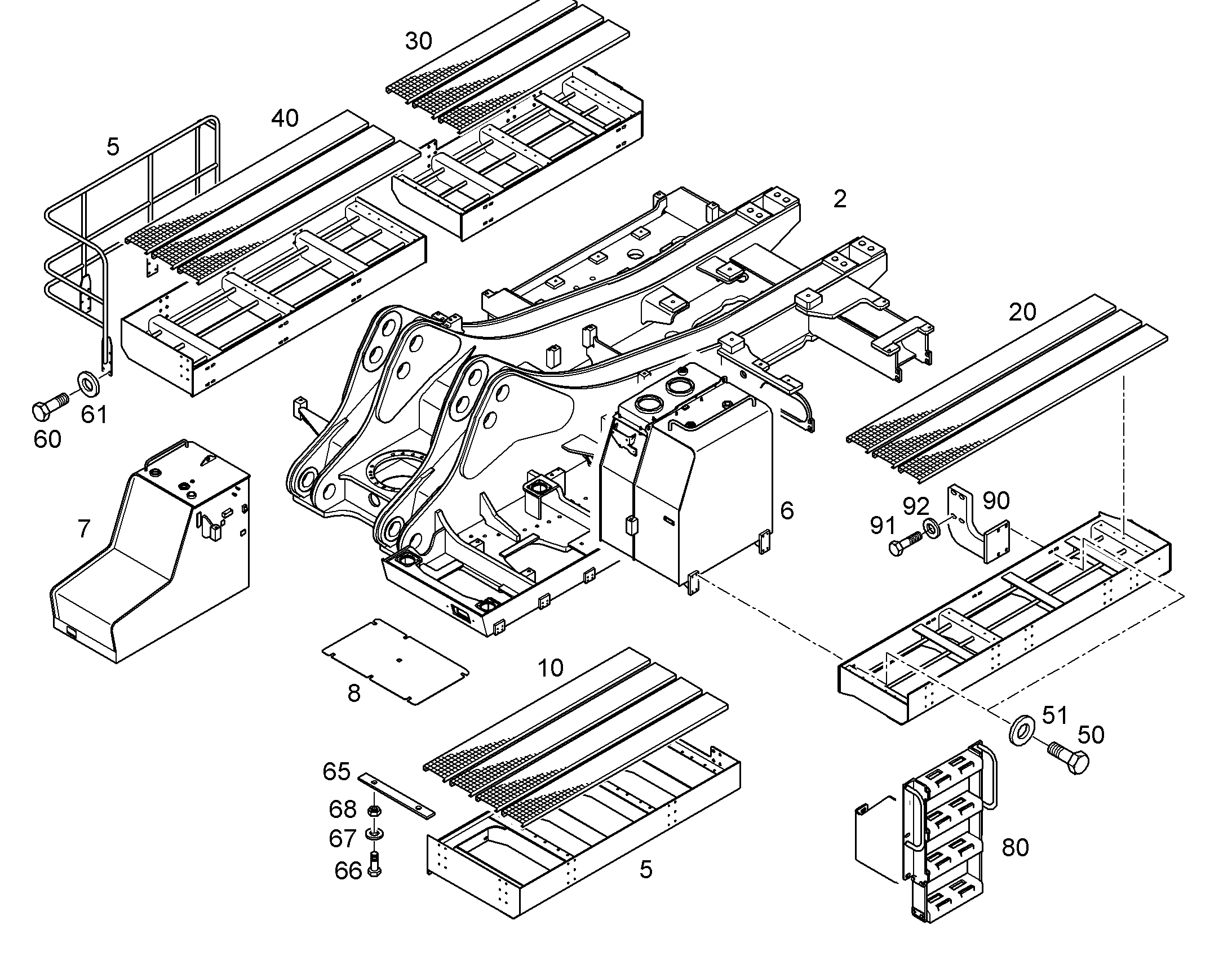 ПЕРЕОБОРУД. ПОВОР. ПЛАТФОРМЫ 10053970 LIEBHERR