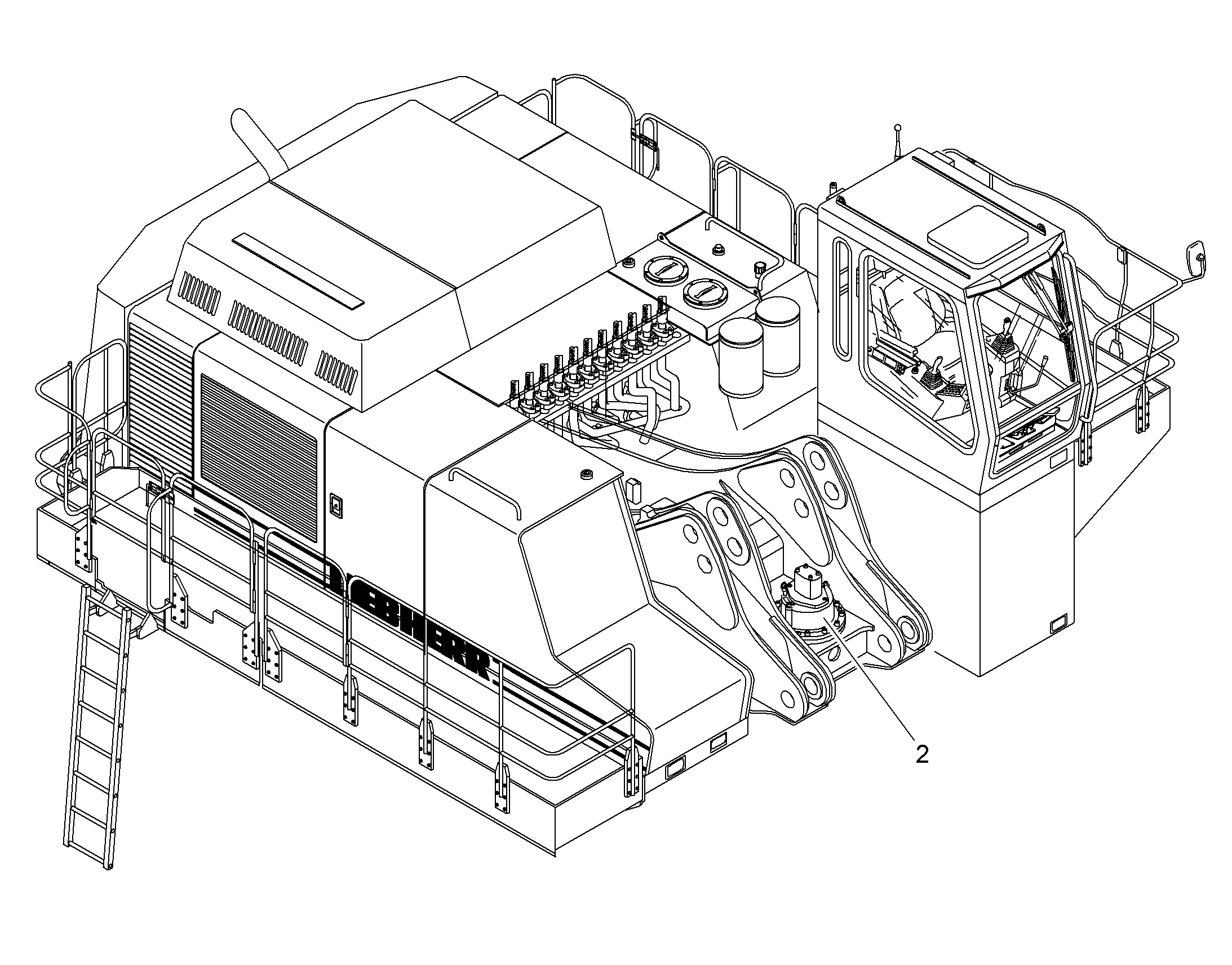 РЕКОНСТРУКЦИЯ МЕХ. ПОВОРОТА 10057493 LIEBHERR