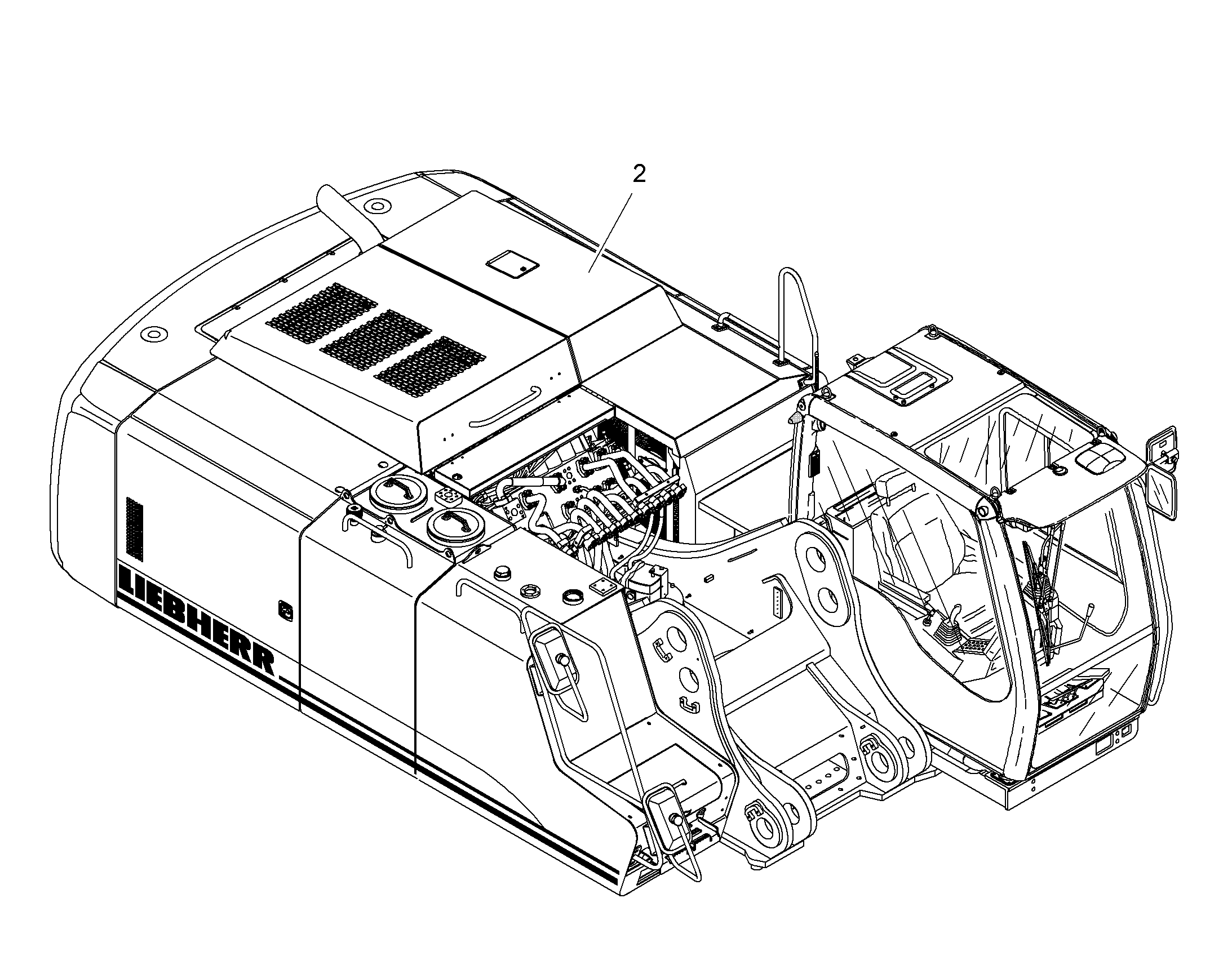 РЕШЕТКА ПРЕДОХРАНИТЕЛЬНАЯ 10049182 LIEBHERR
