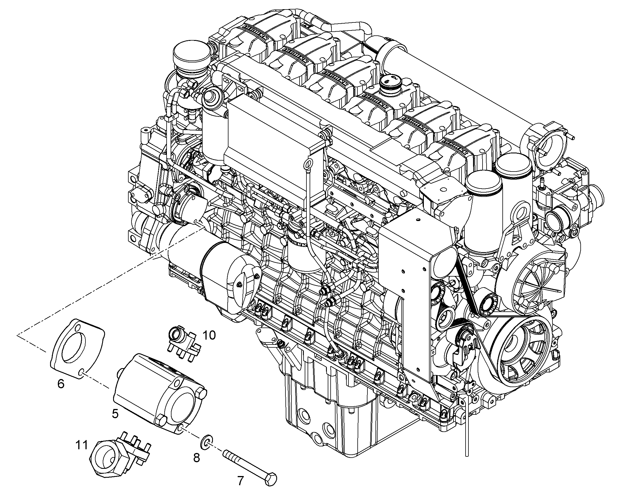 ПОДГОТОВКА ОРОСИТЕЛЬНОЙ СИСТ. 10093360 LIEBHERR